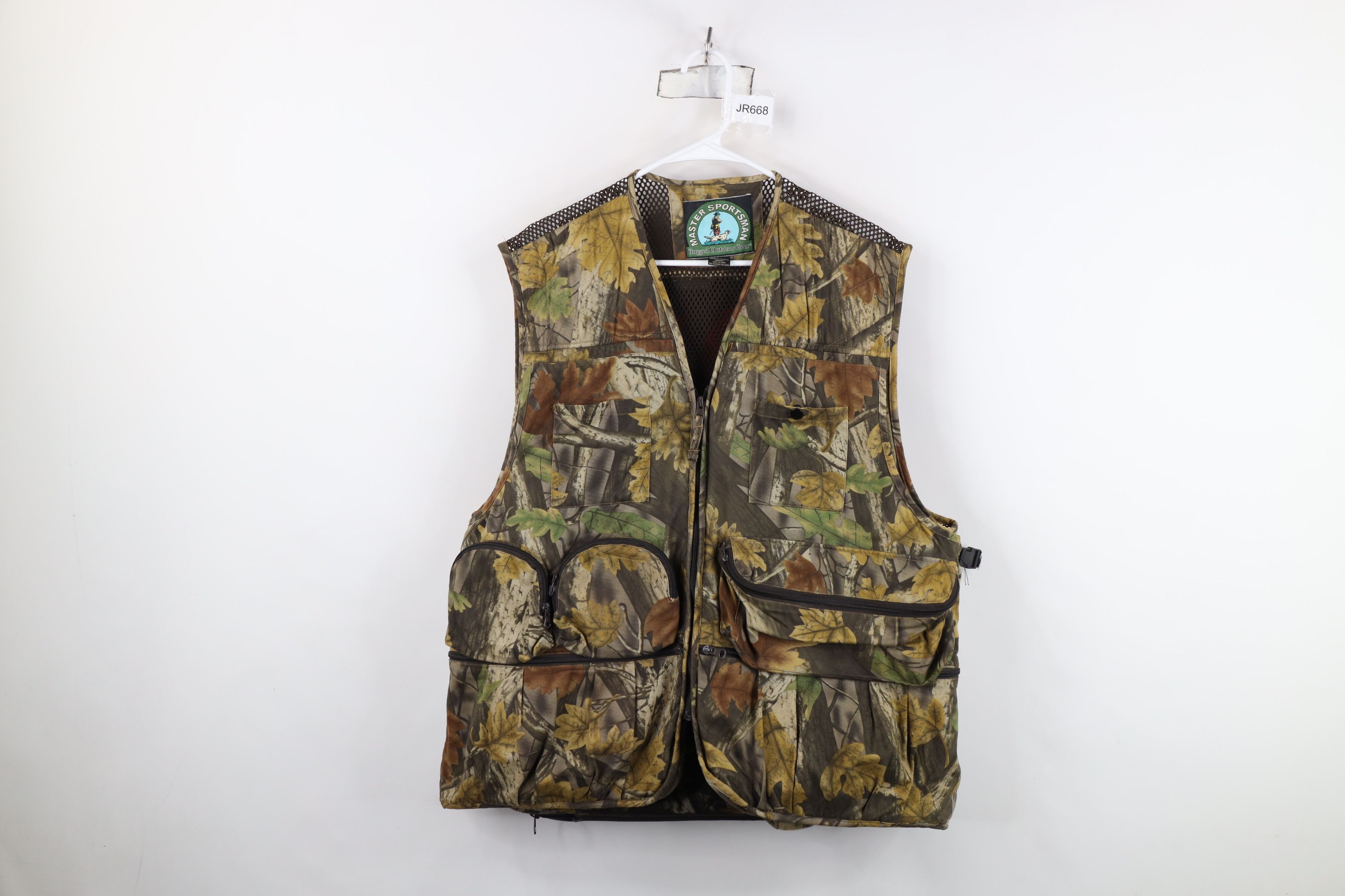 Vintage Vintage 90s Streetwear Camouflage Padded Hunting Vest Jacket Size US L / EU 52-54 / 3 - 1 Thumbnail