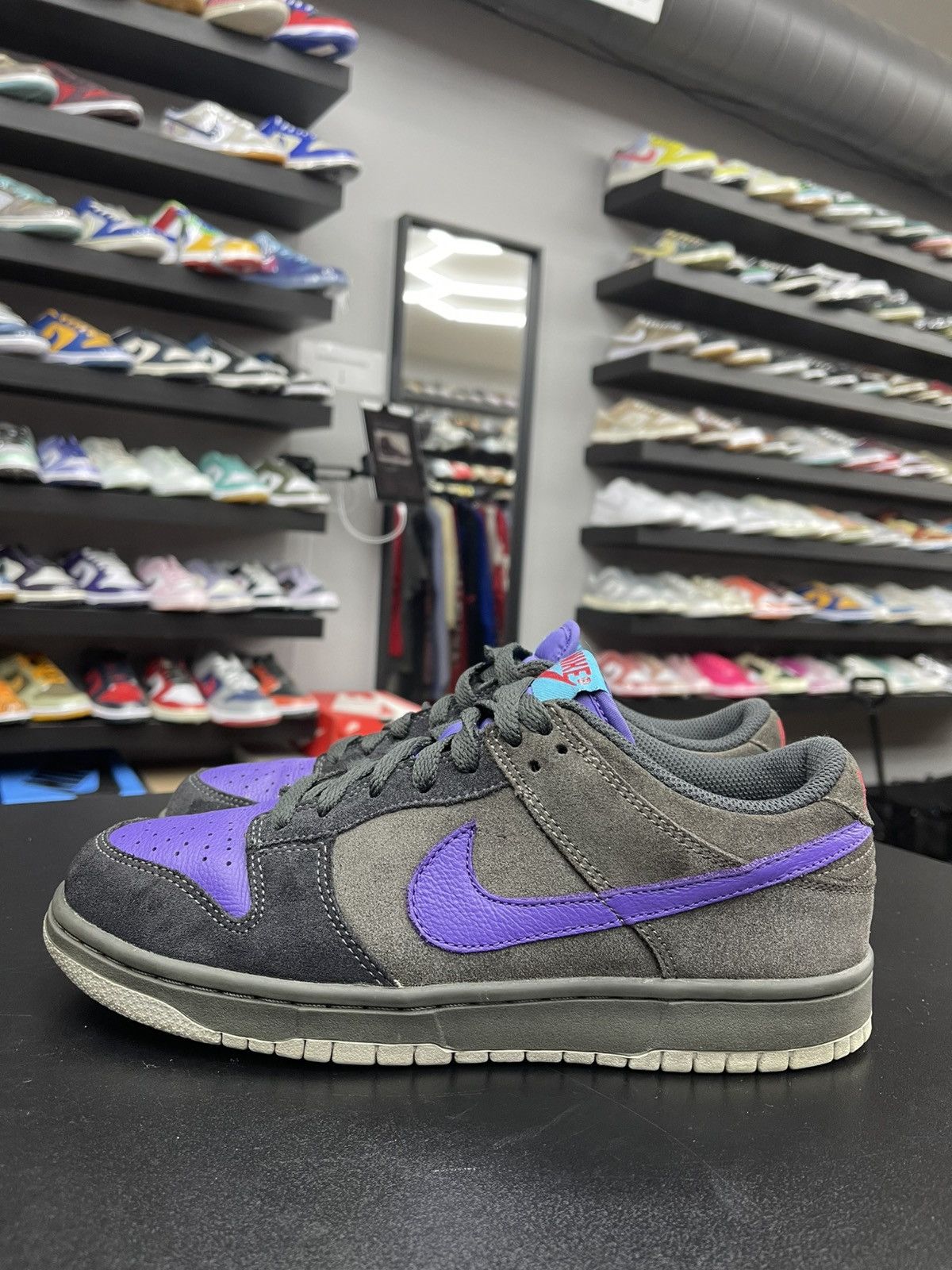 Size 7 - Nike Dunk Low Newsprint Varsity Purple “2007”