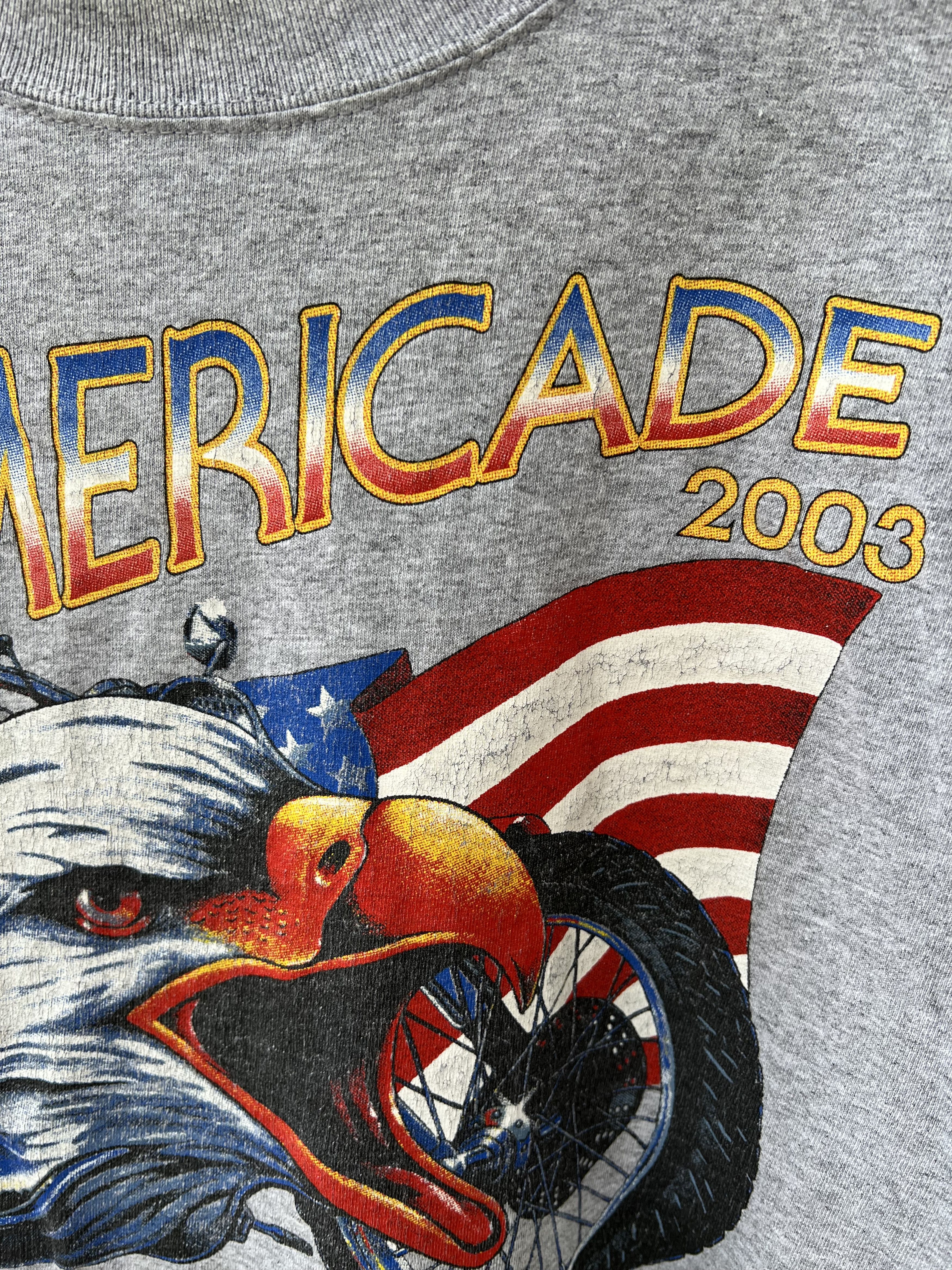 Vintage 2003 Americade Bike T-Shirt Lake George Nee York Size US XL / EU 56 / 4 - 6 Thumbnail