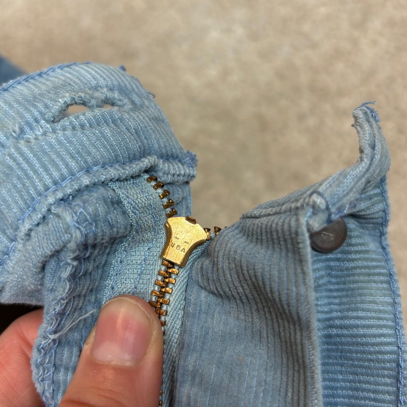 Levi's × Vintage Vintage 70s 80s Levi's 646 Corduroy Flare Pants 32x29 Size US 32 / EU 48 - 9 Thumbnail