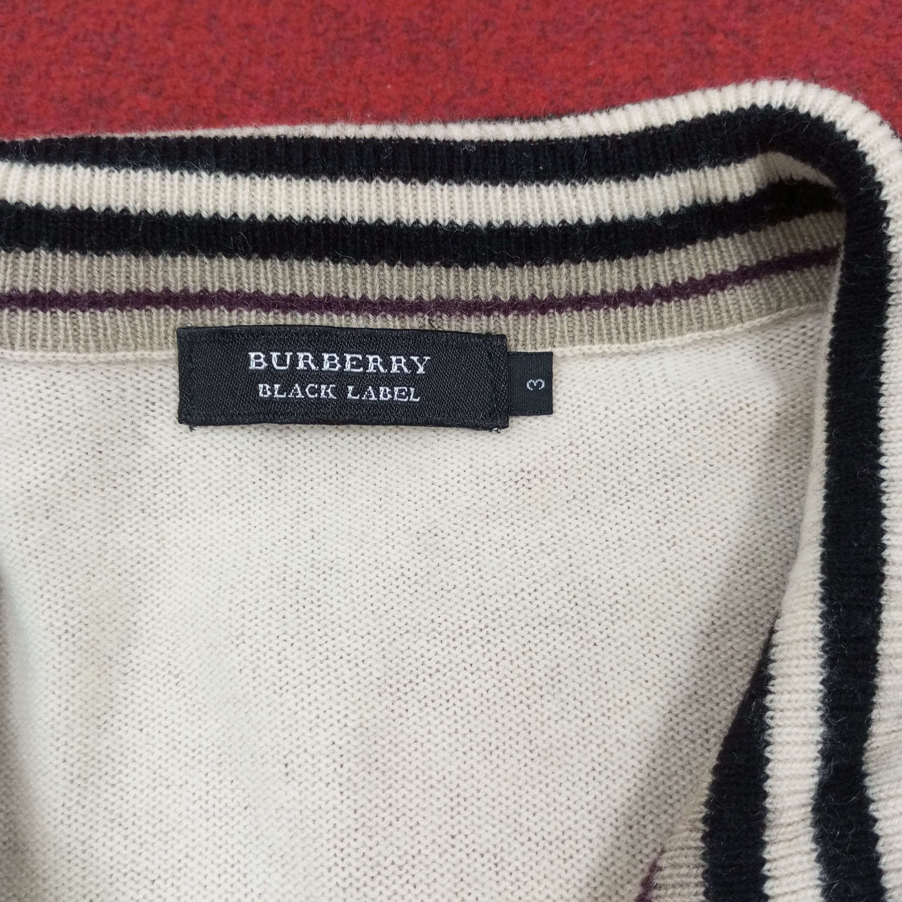 Burberry Burberry Black Label Small Logo Design Sweater Knitwear Size S / US 4 / IT 40 - 6 Thumbnail