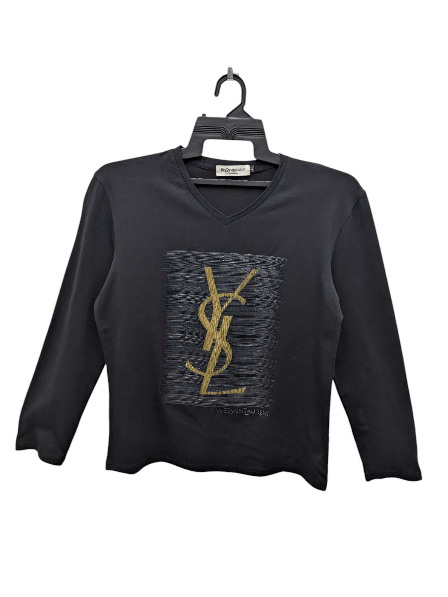 Yves Saint Laurent VINTAGE YVES SAINT LAURENT LONG SLEEVE TSHIRT Size XL / US 12-14 / IT 48-50 - 1 Thumbnail