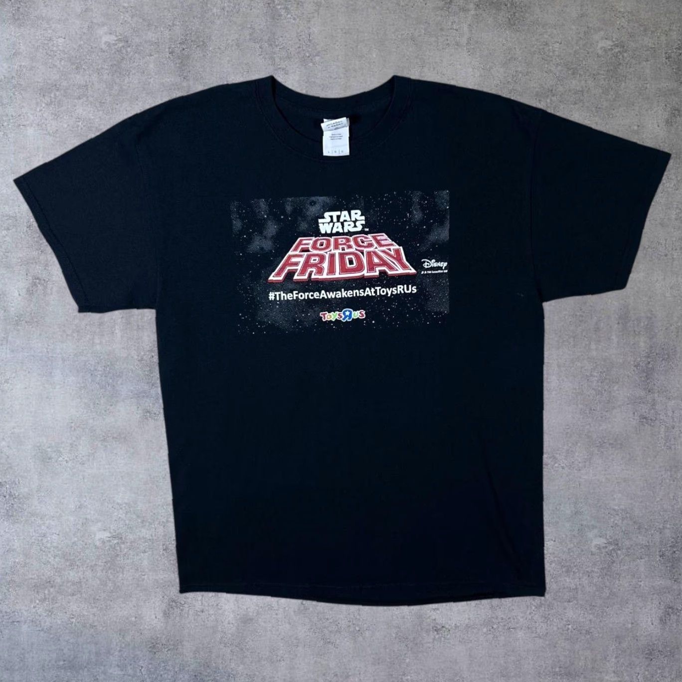 Gildan Star Wars Force Friday T-Shirt Graphics Print Black L Star Wars Mens T-Shirt Graphic Logo Front Back 90s Theme Size US L / EU 52-54 / 3 - 2 Thumbnail