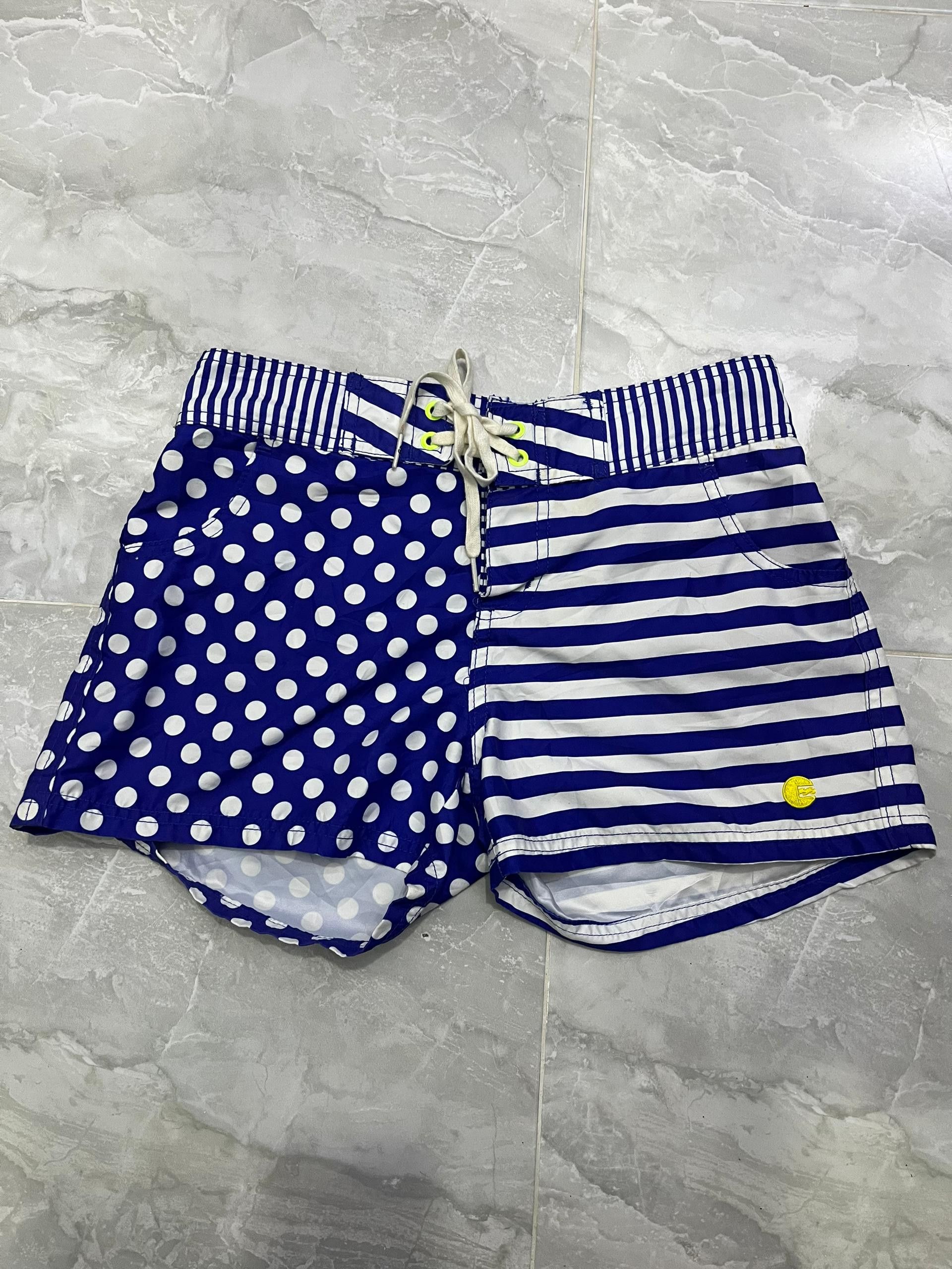 Billabong Vintage Billabong Polka Stripe Boardshorts 28” Size US 28 / EU 44 - 1 Thumbnail