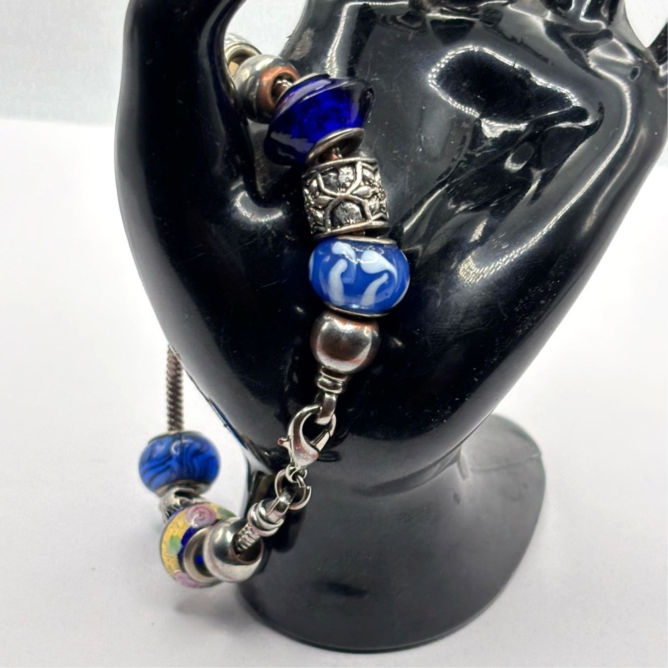 Other Blue Heart/Flower Bracelet Size ONE SIZE - 3 Thumbnail