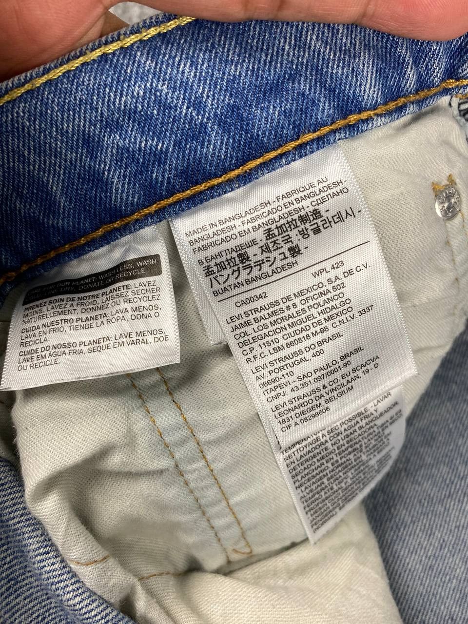 Levi's levis 502 distressed denim nice design Size US 39 - 16 Thumbnail
