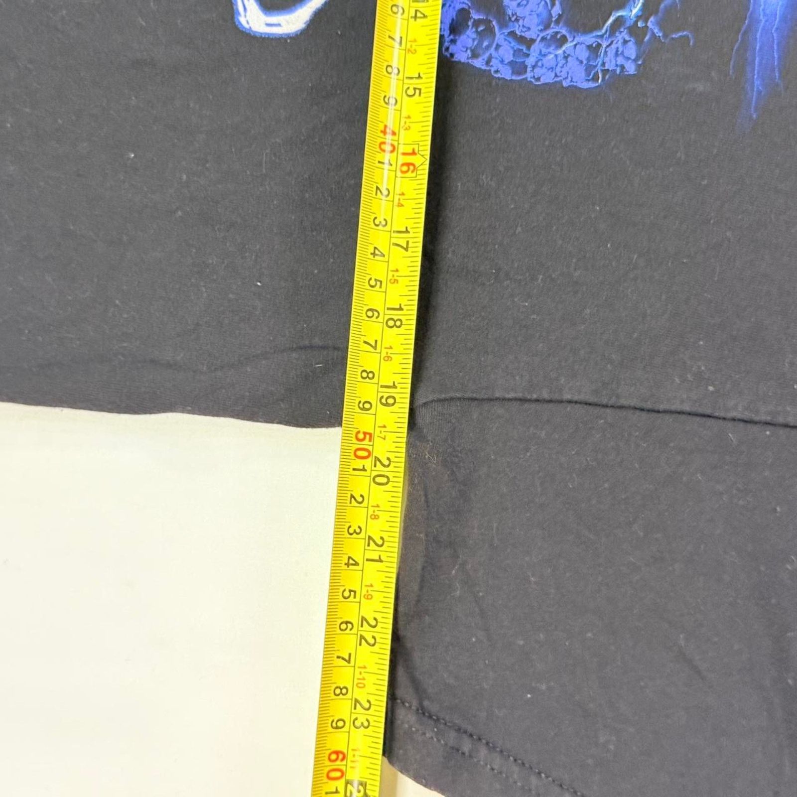 Comfort Colors Juice Wrld 999 black and blue graphic tee cropped neckline Size US M / EU 48-50 / 2 - 3 Thumbnail
