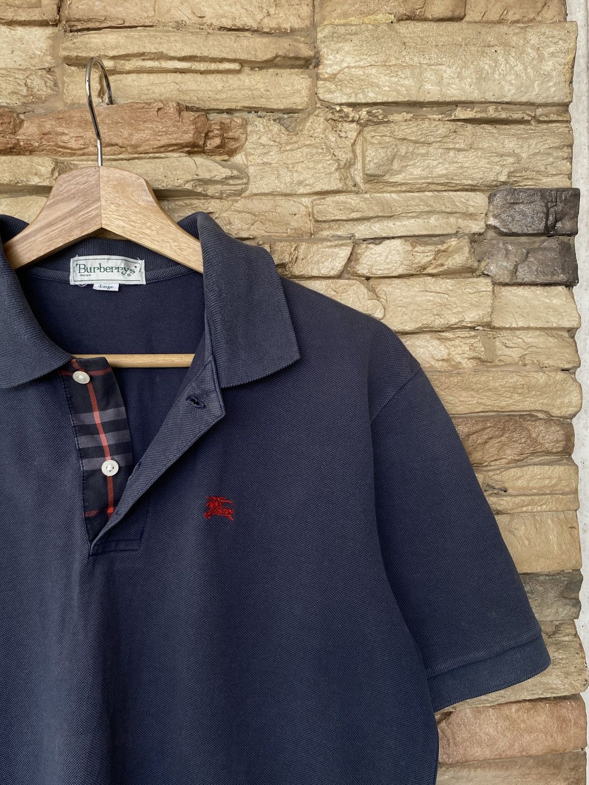 Burberry Vintage Burberrys Nova Check Polo Shirt Size US M / EU 48-50 / 2 - 1 Thumbnail
