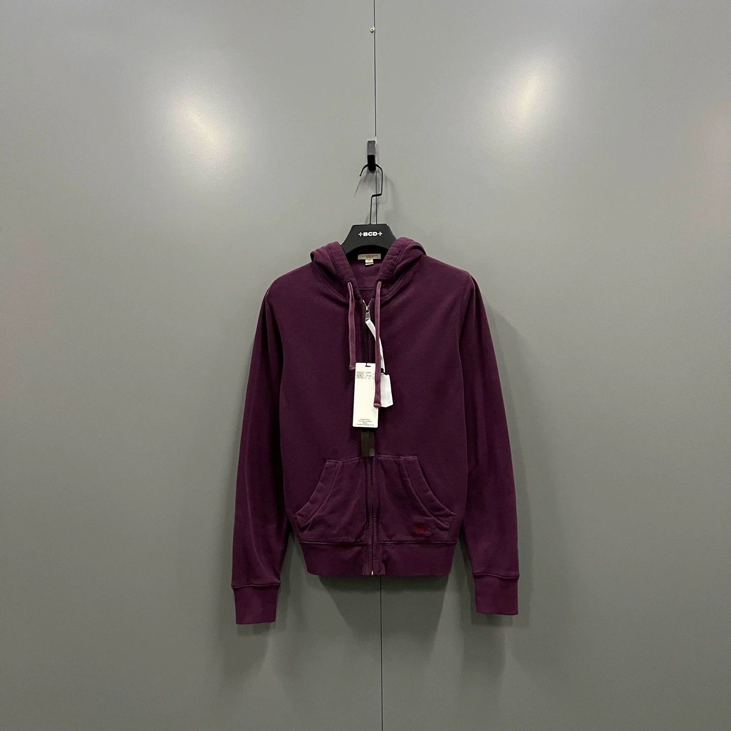 Burberry Burberry Purple Zip Hoodie S - dmc Size US S / EU 44-46 / 1 - 1 Thumbnail