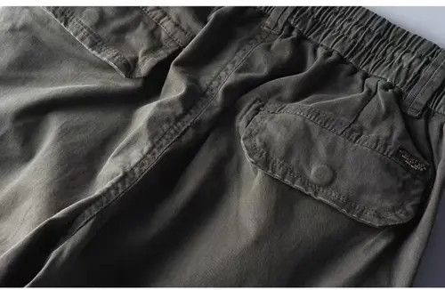 Jean Multi-pocket casual straight-leg cargo pants Size US 32 / EU 48 - 7 Thumbnail