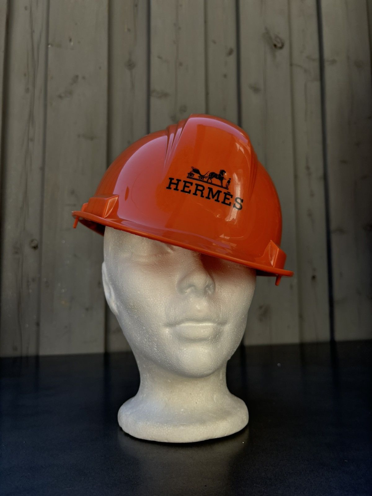Designer × Hermes 2008 Hermes Hard Hat Hermès Toronto Construction Helmet Y2K Size ONE SIZE - 15 Thumbnail