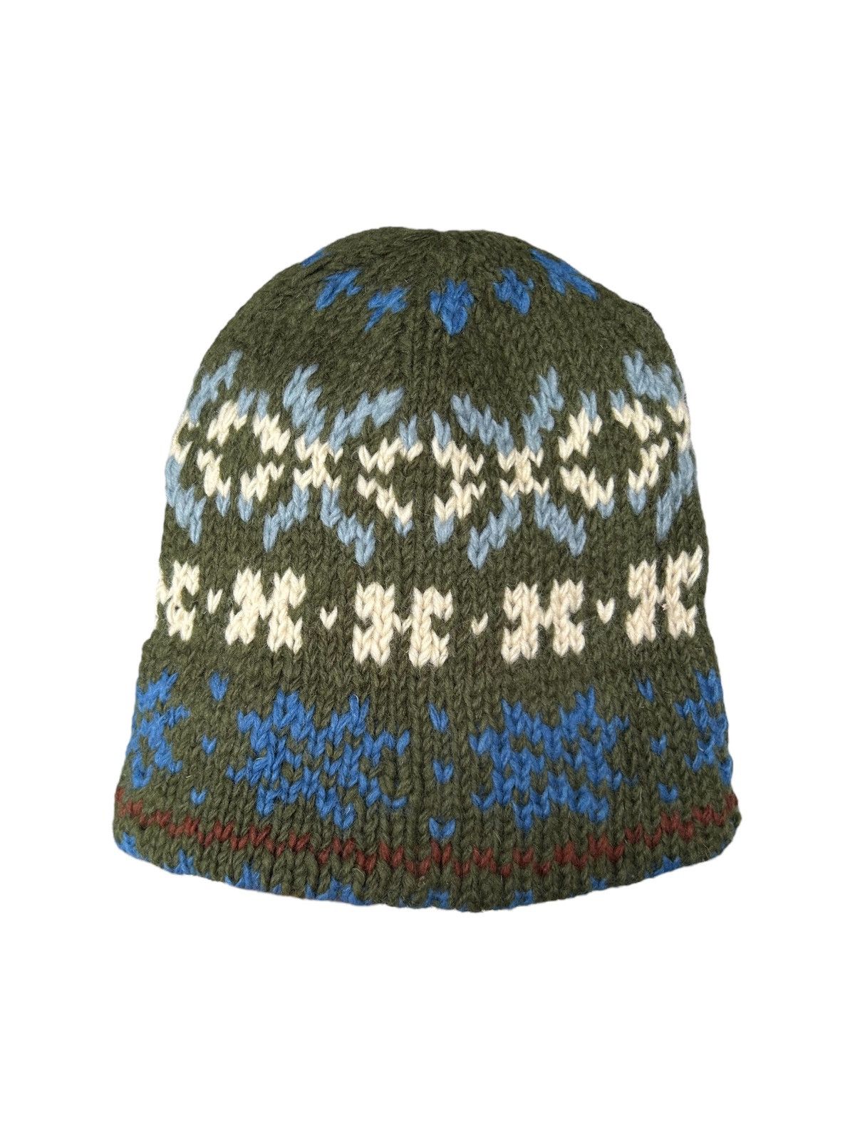 Japanese Brand × Kapital × Vintage Crochet Knitted handmade Beanie Hats Rare ☠️☠️ Size ONE SIZE - 1 Thumbnail