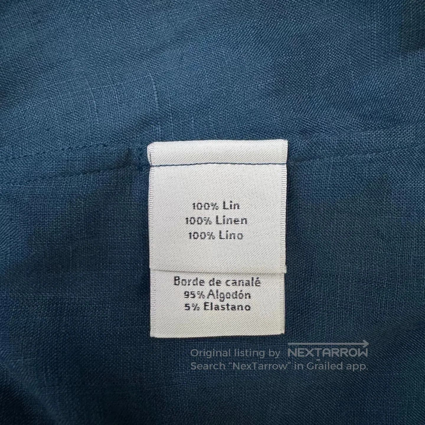 Hermes Hermes Blue Linen Jacket. Size US XXS / EU 40 - 4 Thumbnail