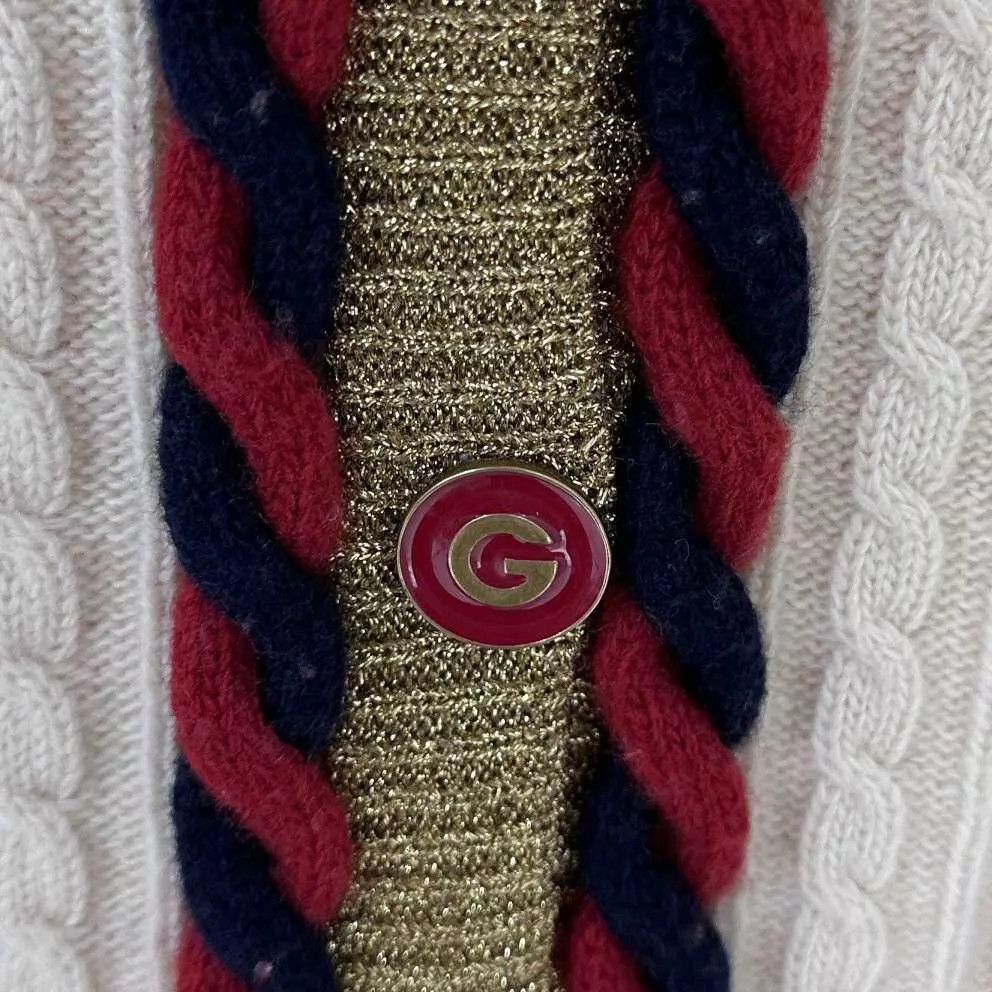 Gucci GUCCI Gold Thread Knit Cardigan Women's XXS Size XXS / US 00 / IT 34 - 4 Thumbnail