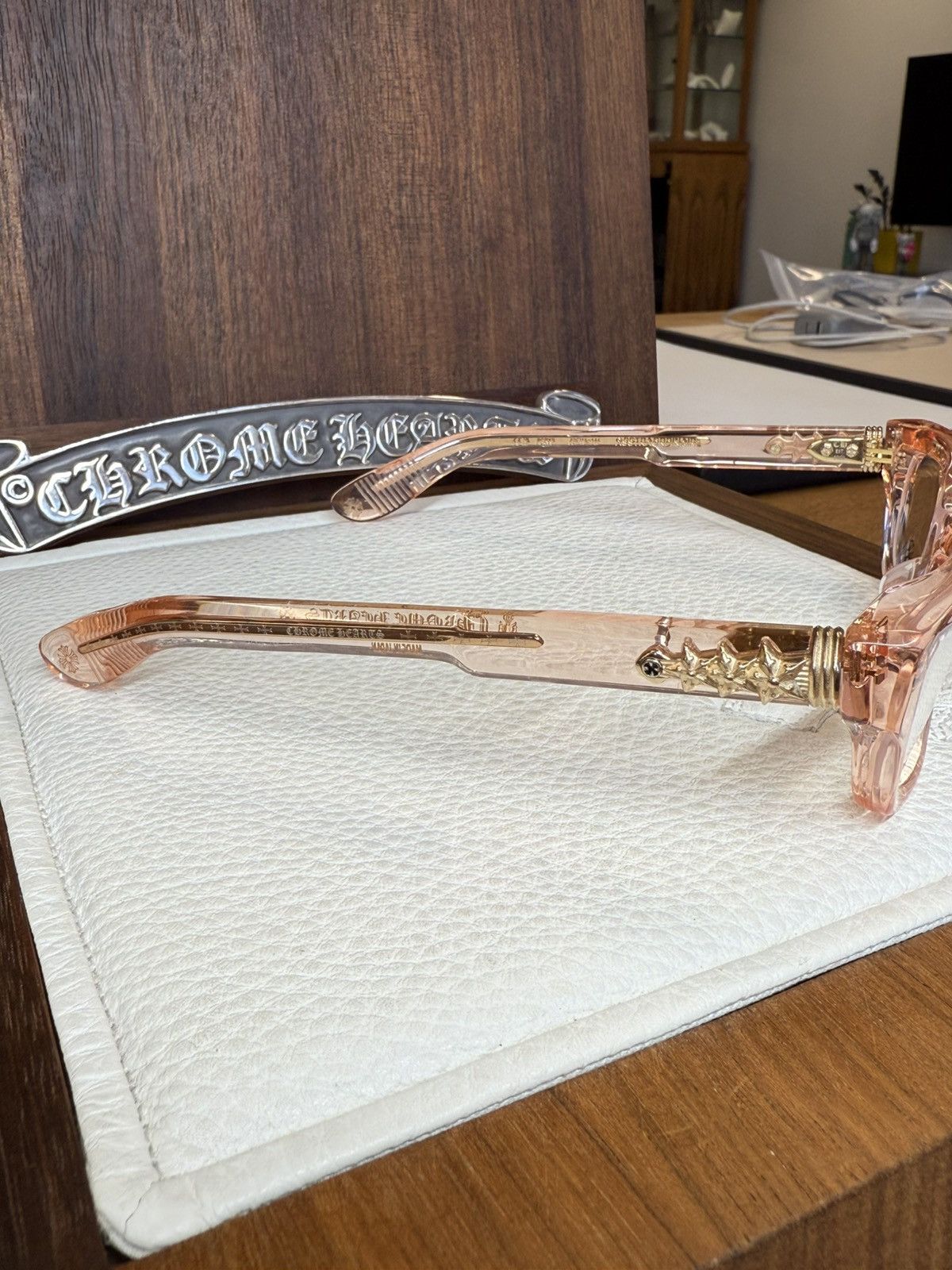 Chrome Hearts Chrome Hearts ASSTRAORDINAIRE Sunglasses Size ONE SIZE - 8 Thumbnail