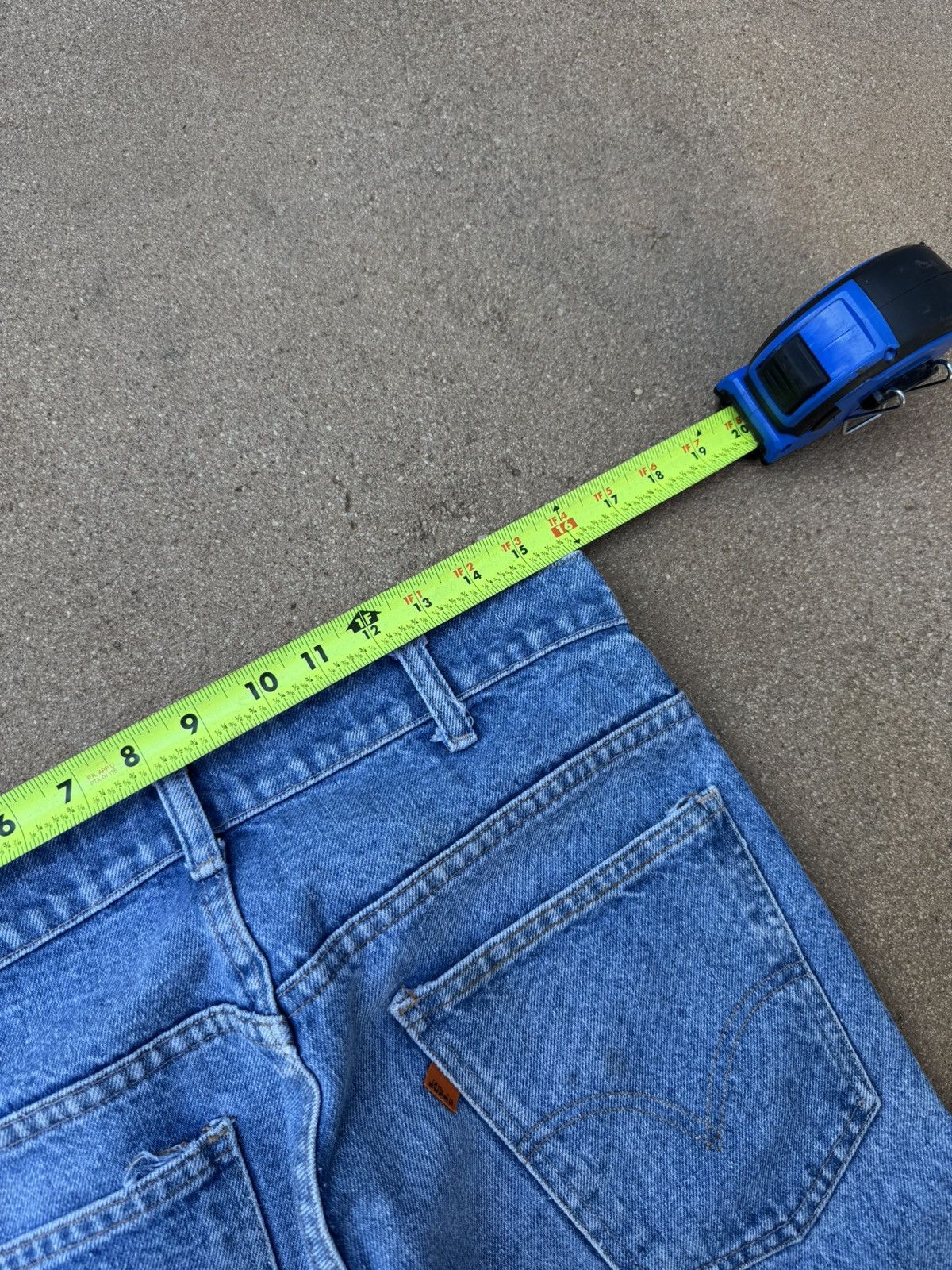 Vintage Vtg 70’s Levi’s 646 Orange Tab Bellbottom Flare Jeans 32x29 Size US 32 / EU 48 - 9 Thumbnail
