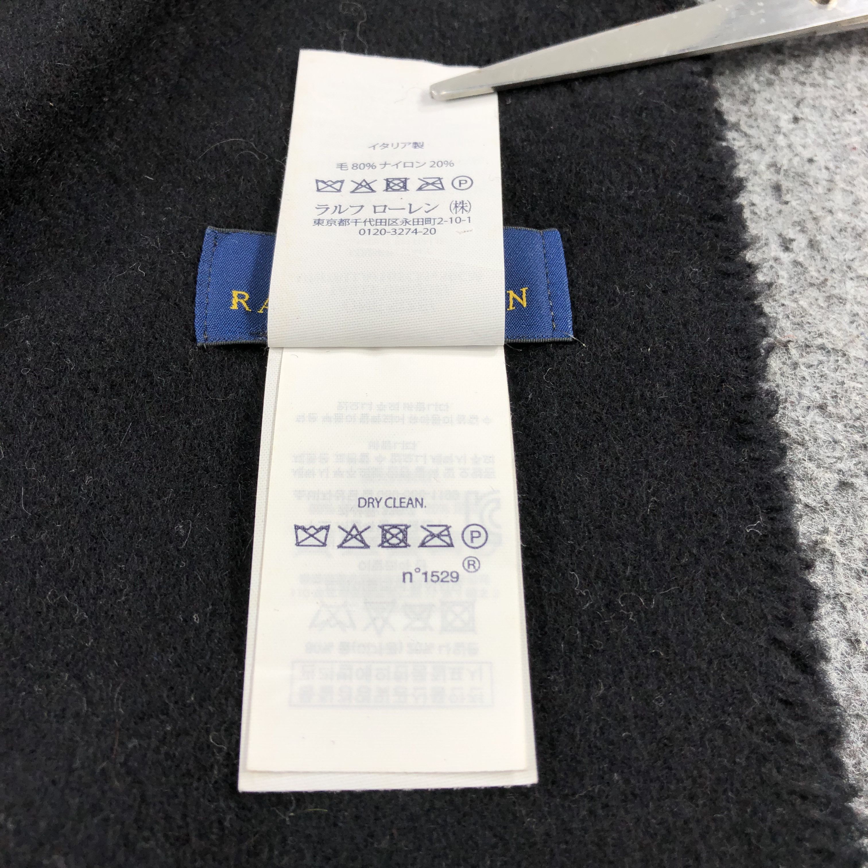 Polo Ralph Lauren Polo Ralph Lauren Big Logo Wool Scarf Muffler V703 Size ONE SIZE - 6 Thumbnail