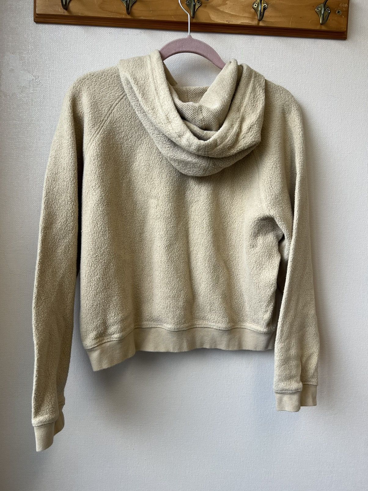 Mollusk Mollusk Sherpa Fleece Hoodie Beige Raglan Surf Sweatshirt L Size L / US 10 / IT 46 - 7 Thumbnail