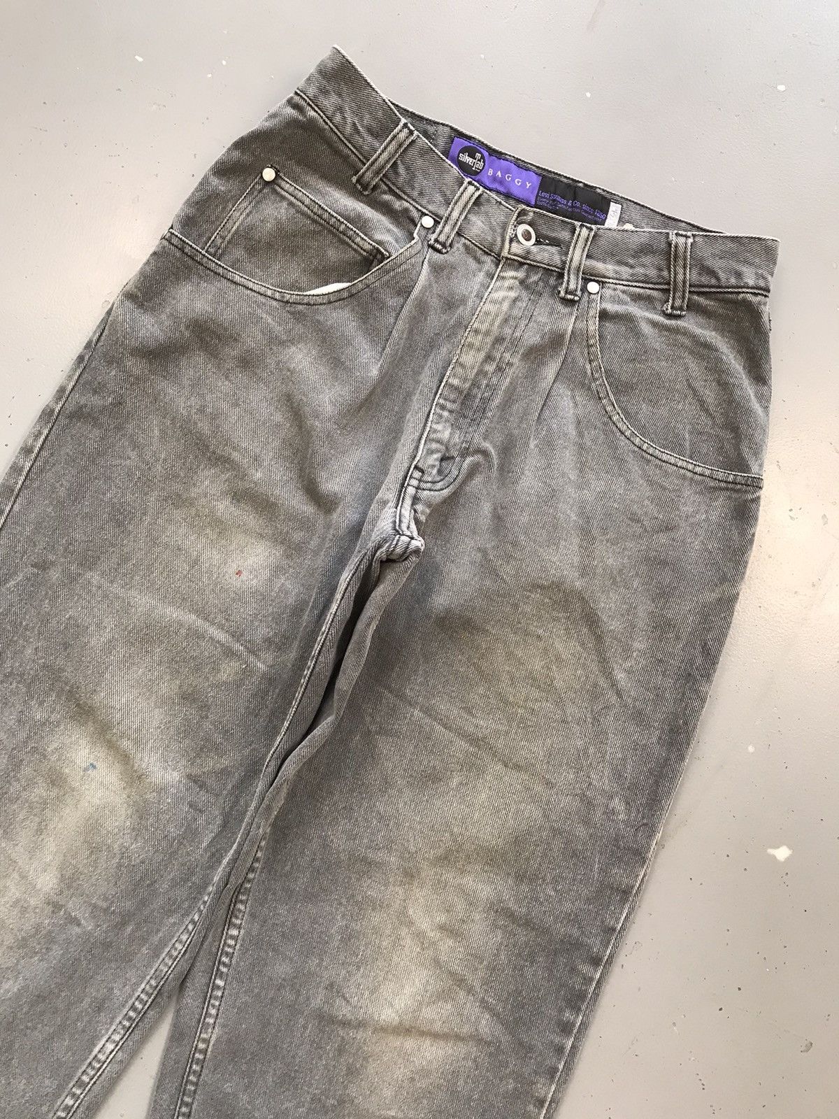 Levi's × Vintage Rare vintage Levi’s silver tab baggy denim Size US 30 / EU 46 - 11 Thumbnail
