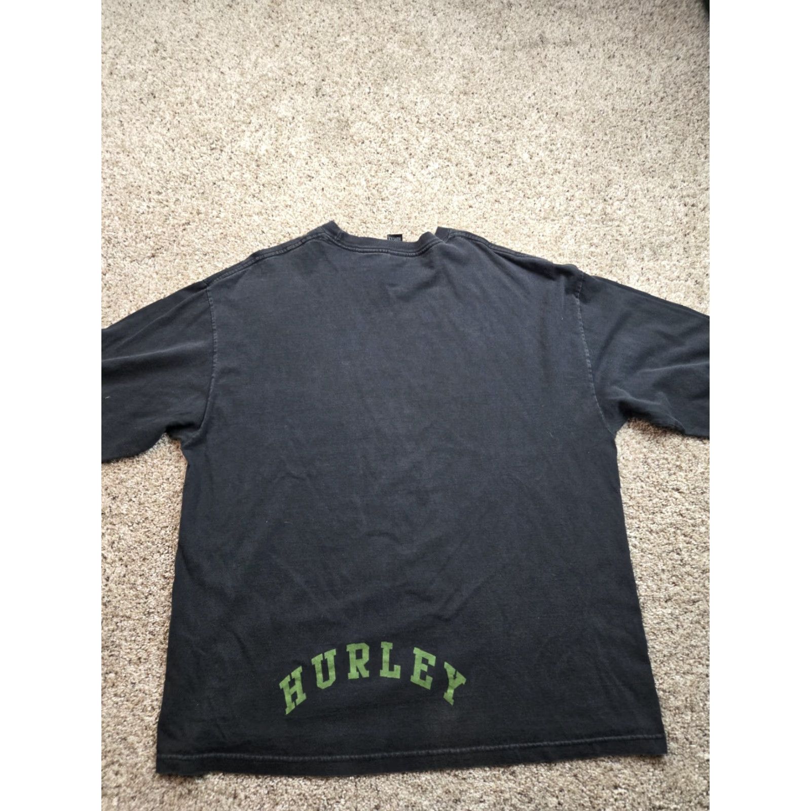 Hurley Vintage Hurley Shirt 2XL Mens Black Long Sleeve The Movement Graphic Skater Y2K Size US XXL / EU 58 / 5 - 7 Thumbnail