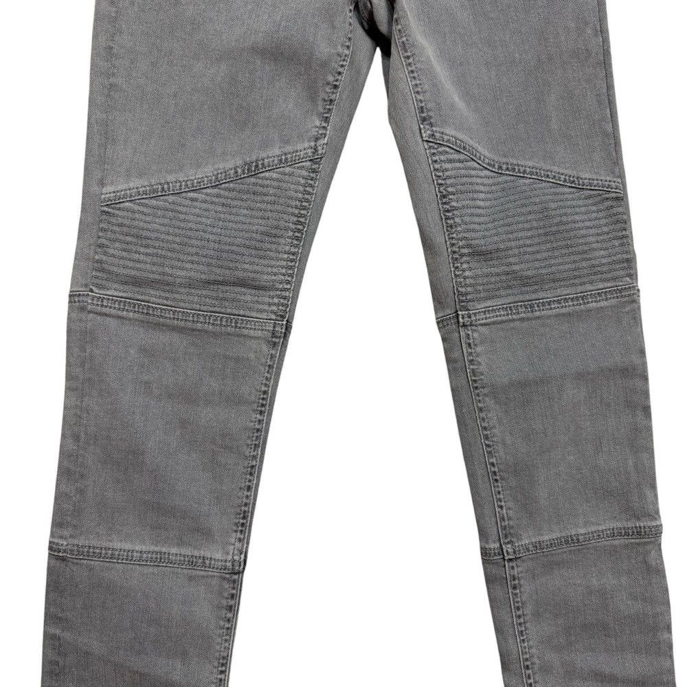 Allsaints New All Saints Biker Skinny Pale Grey Jeans Size 27 Size 27" / US 4 / IT 40 - 9 Thumbnail