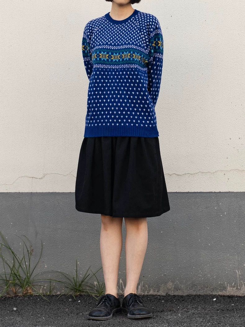 Kenzo KENZO sizeF Blue snow knit sweater Size M / US 6-8 / IT 42-44 - 2 Thumbnail
