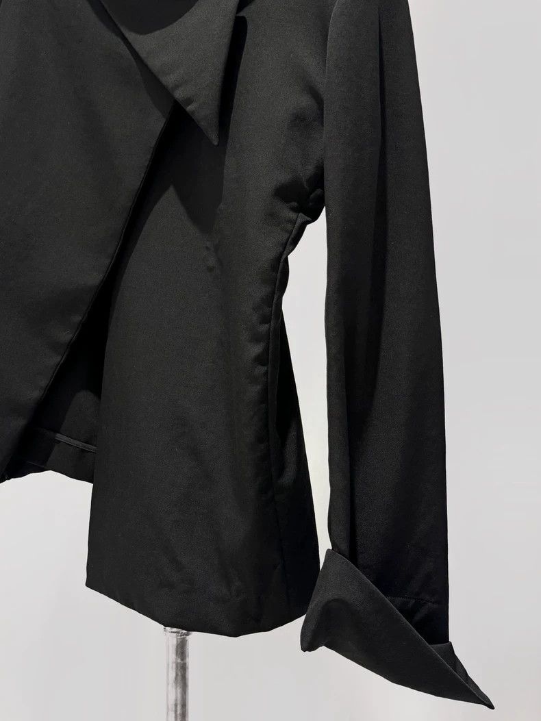 Yohji Yamamoto Yohji Yamamoto 05ss slanting shoulder design asymmetric jac Size US M / EU 48-50 / 2 - 8 Thumbnail