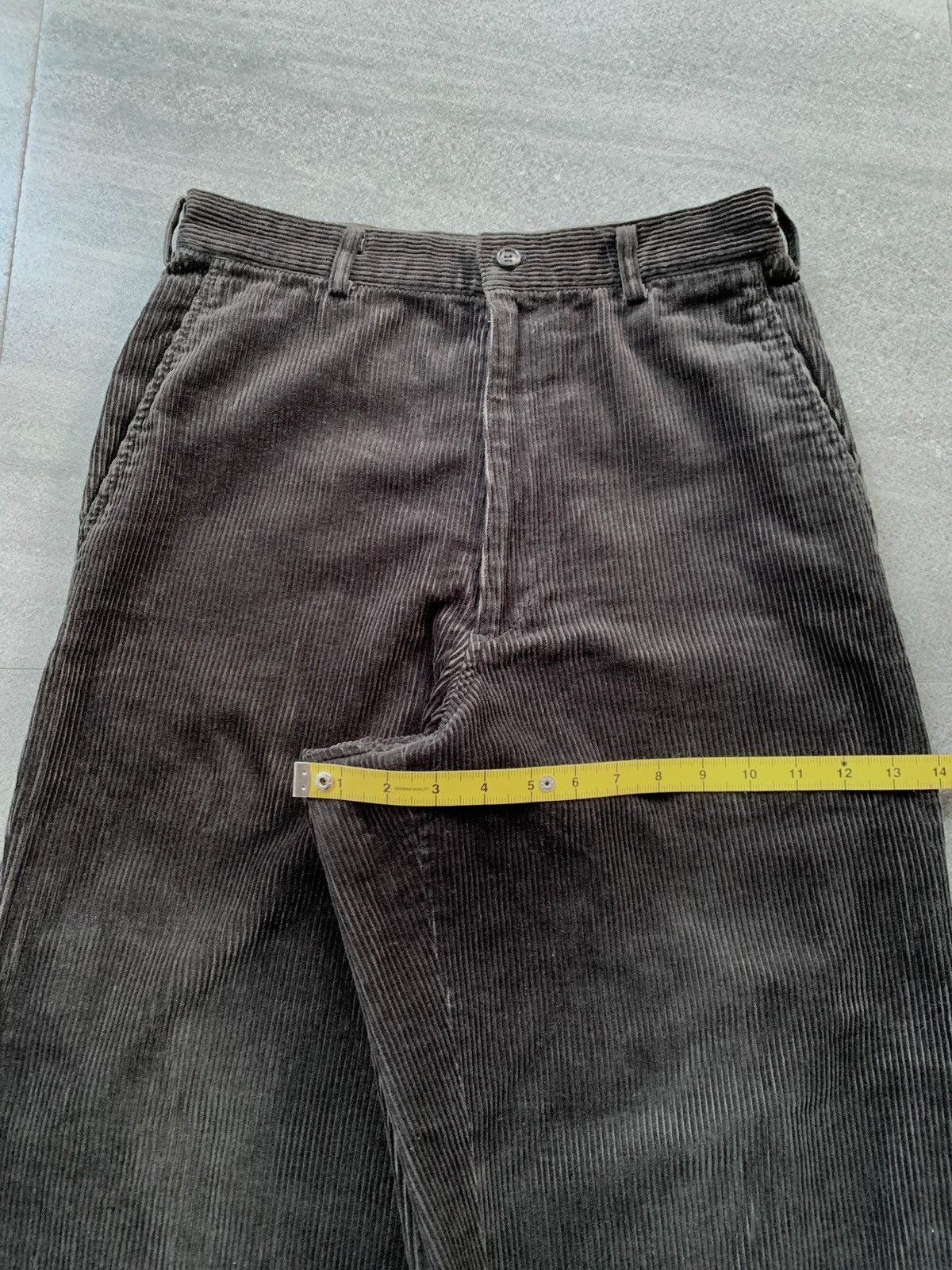 Comme des Garcons Homme FREE TAX! 90s Faded Baggy Corduroy Trousers Size US 29 - 12 Thumbnail