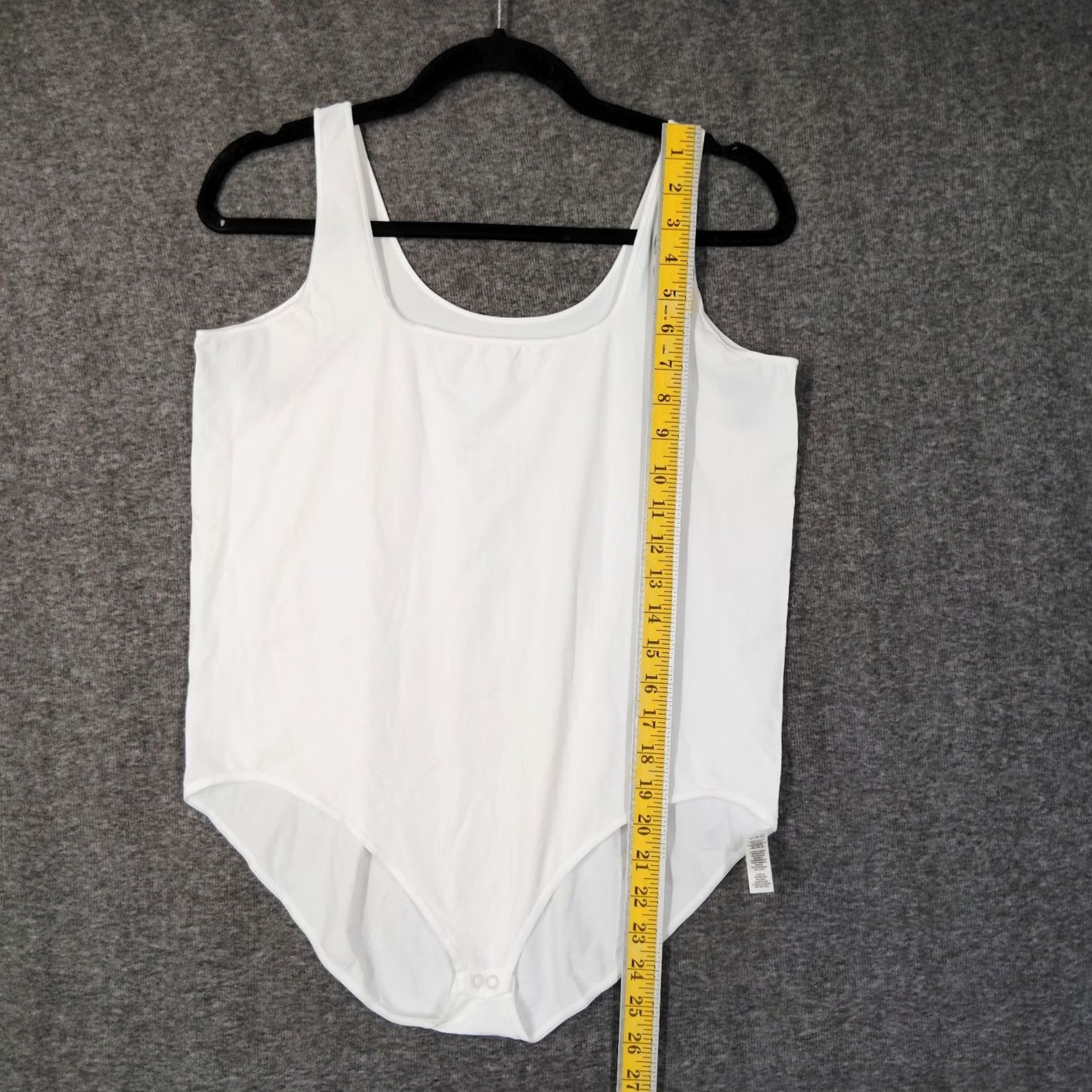 SKIMS SKIMS Bodysuit Womens Essential Scoop Neck White 4XL Plus Adults Size XXL / US 16-18 / IT 52-54 - 5 Thumbnail