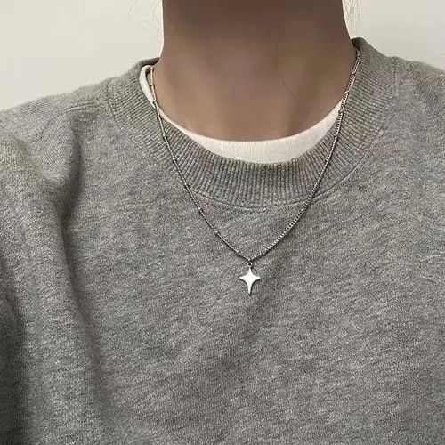 Jewelry × Vintage Simple Trendy Star Hollow Choker Necklace Size ONE SIZE - 4 Thumbnail