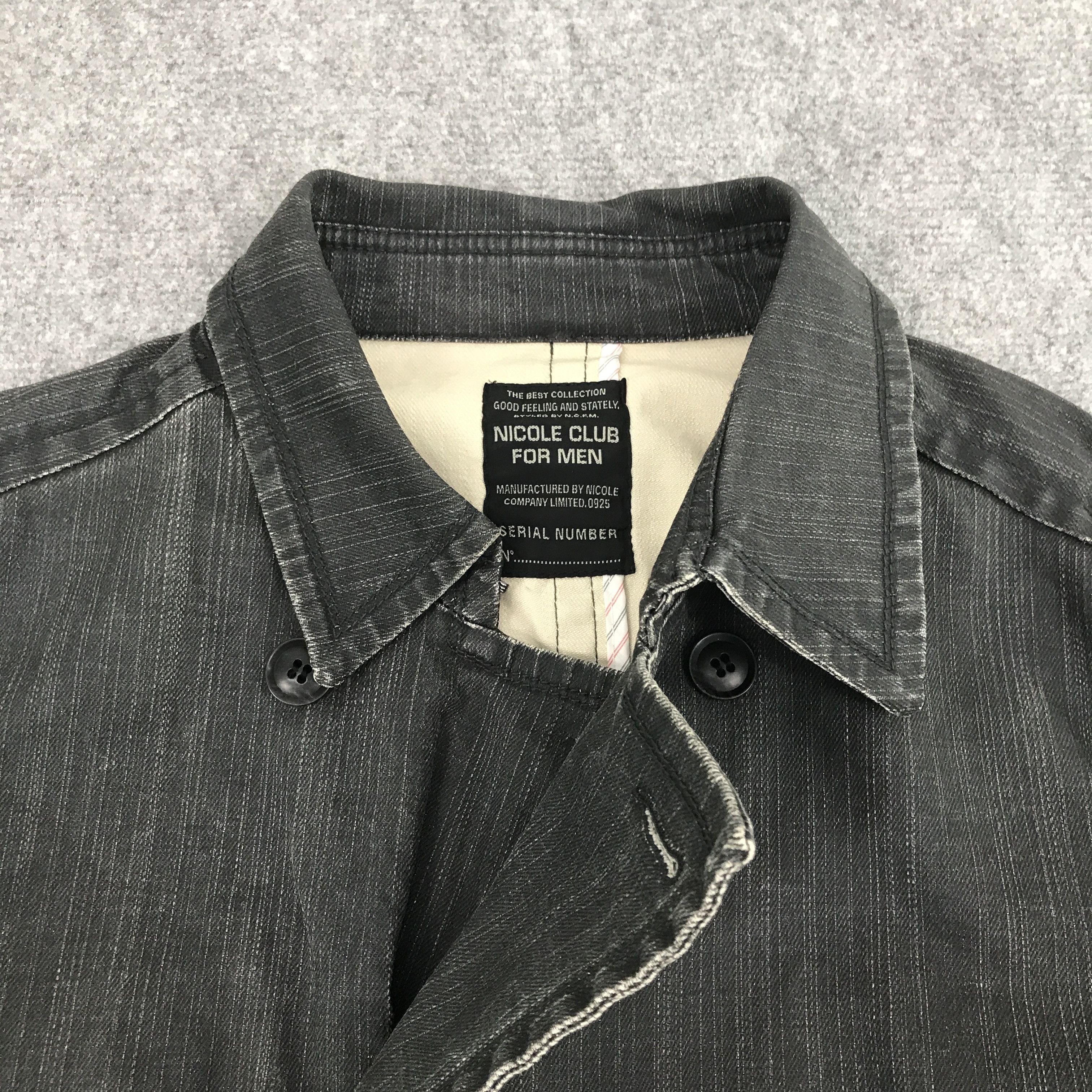 Japanese Brand × Nicole Club Vintage Nicole Club Denim Button Jacket Size US S / EU 44-46 / 1 - 8 Thumbnail