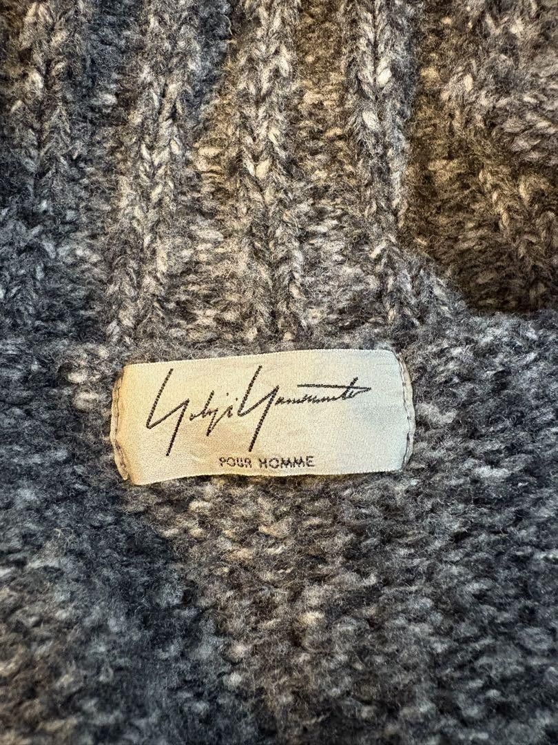 Yohji Yamamoto POUR HOMME 15aw dog pattern long knit HQ-K87-182 Size US L / EU 52-54 / 3 - 3 Thumbnail