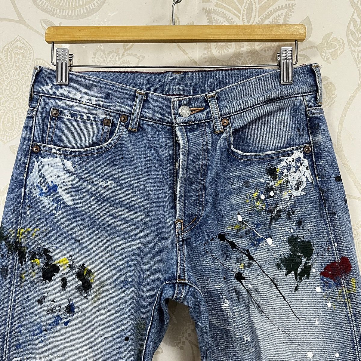 If Six Was Nine Painters Arts Soul Of Freedom Denim Japan Jeans Size US 30 / EU 46 - 20 Thumbnail