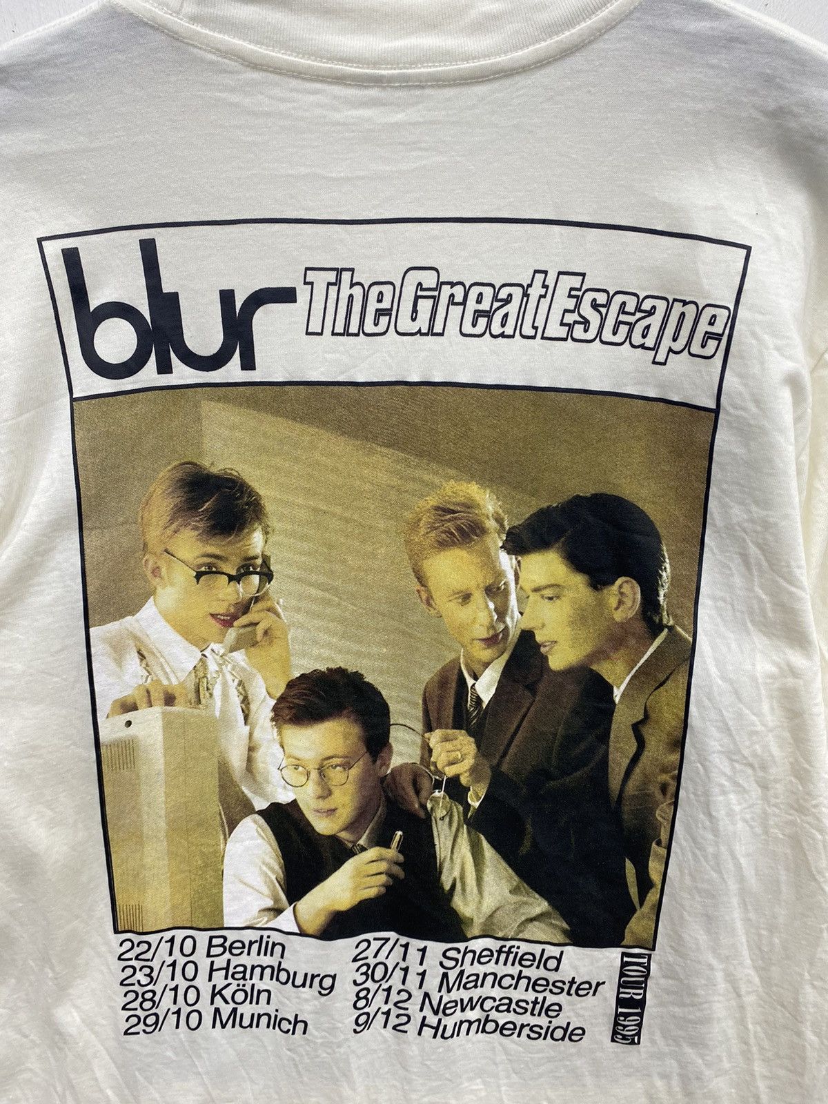 Band Tees 💥BLUR britpop band the great escape tour 1995 shirt Size US L / EU 52-54 / 3 - 4 Thumbnail