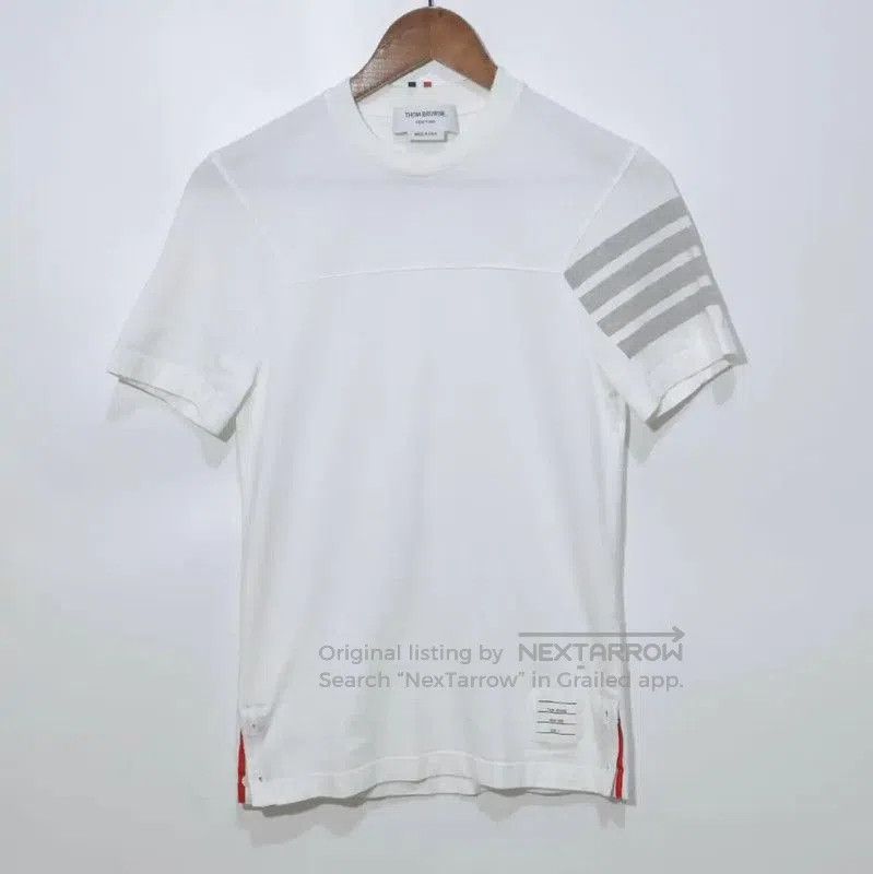 Thom Browne Thom Browne Women's White Cotton T-Shirt . Size S / US 4 / IT 40 - 1 Thumbnail