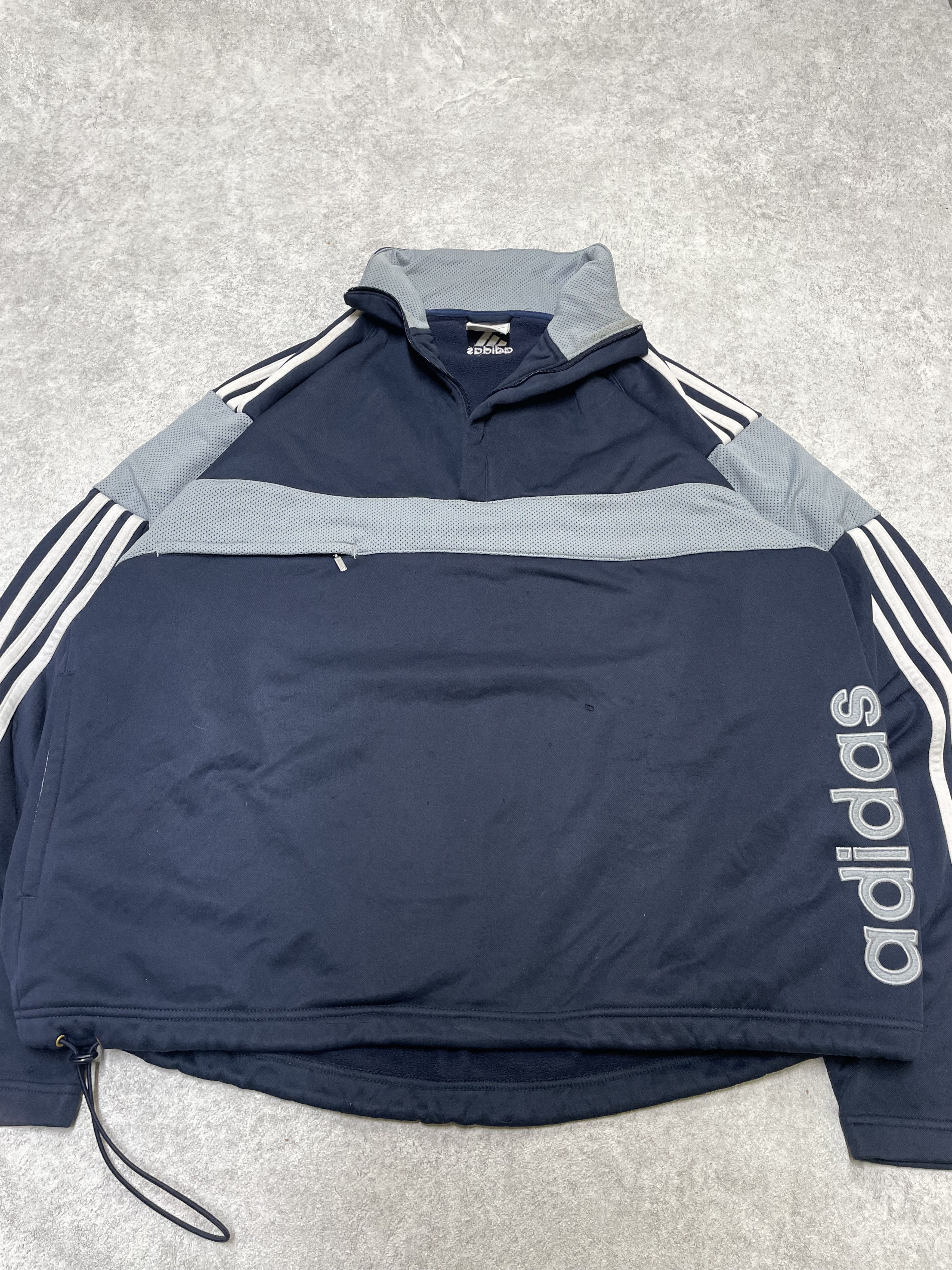 Adidas × Vintage Y2K Vintage 80s 90s Adidas Olympic Zip Rare Aitem Size US L / EU 52-54 / 3 - 4 Thumbnail
