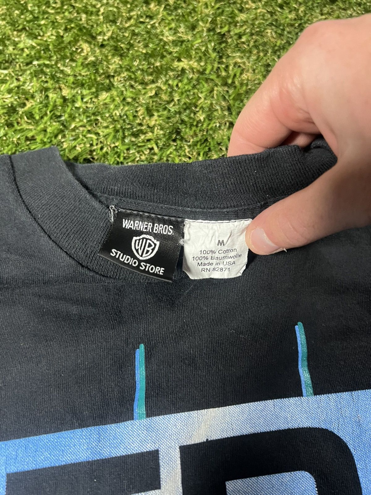 Vintage Vintage 90s Faded ER Graphic Movie Promo Cropped TV Tee Size US S / EU 44-46 / 1 - 3 Thumbnail