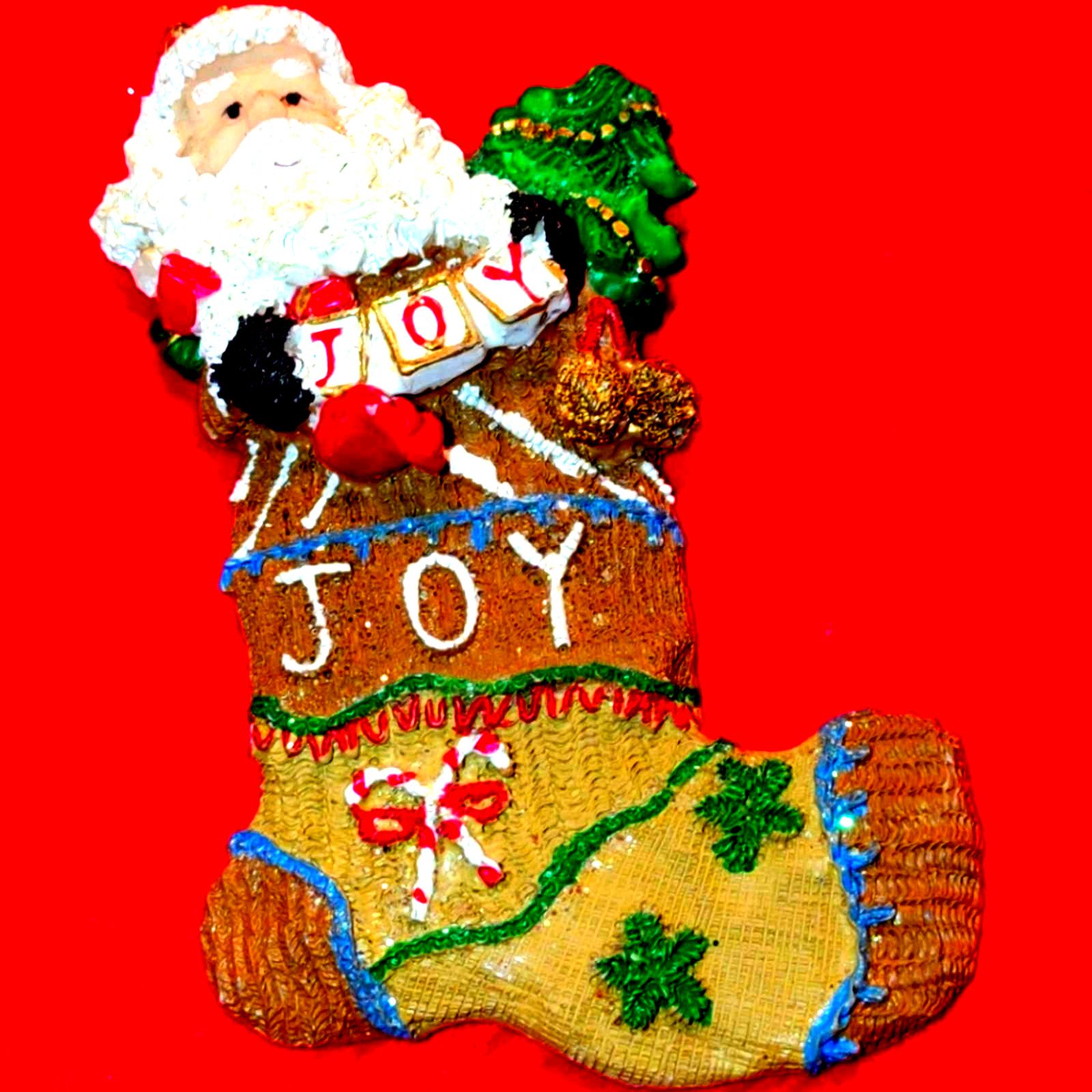 Vintage WOW! "SANTA'S In Your STOCKING" MAGNET Size ONE SIZE - 1 Preview
