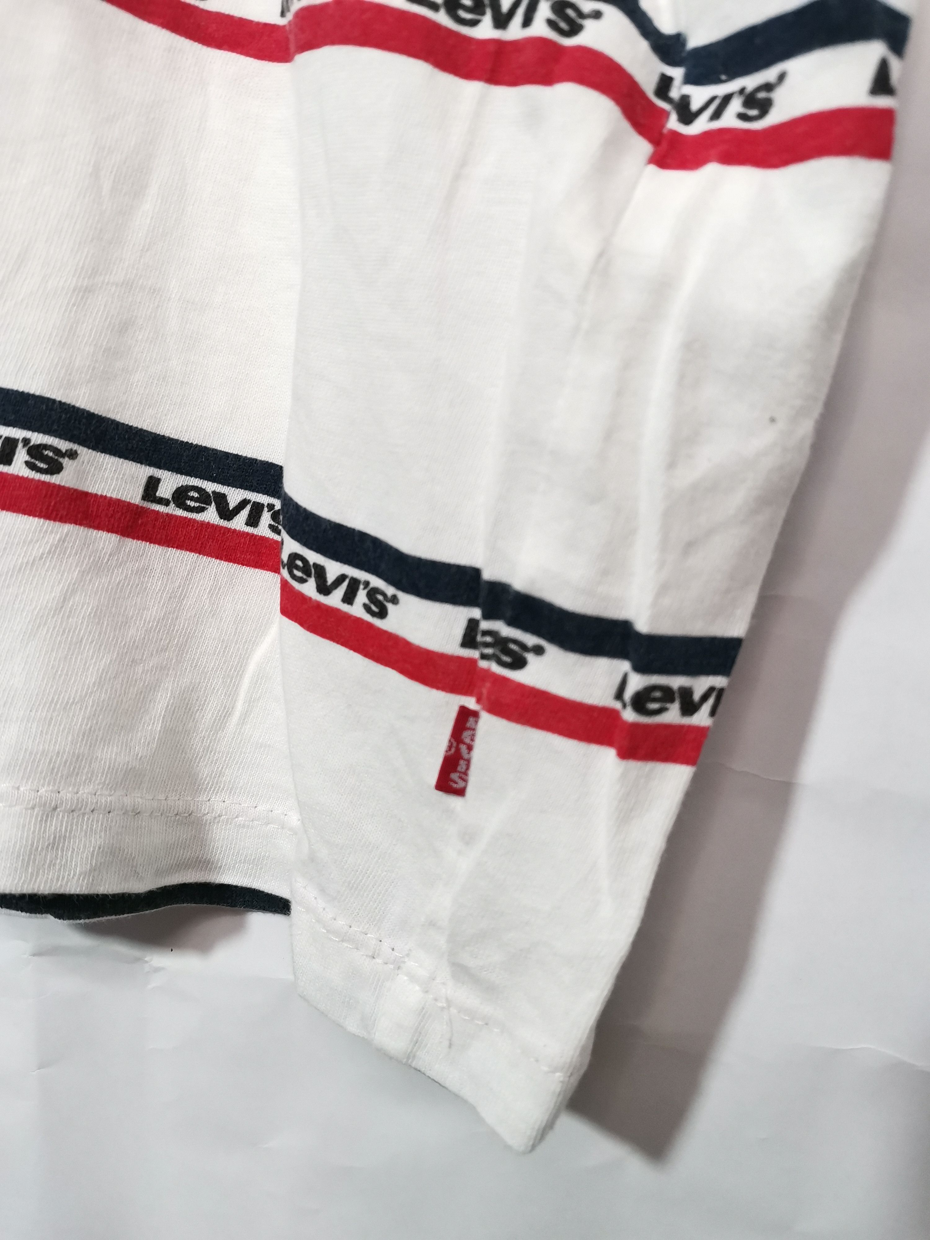 Levi's Stripe Levis Tshirt Size US L / EU 52-54 / 3 - 2 Thumbnail