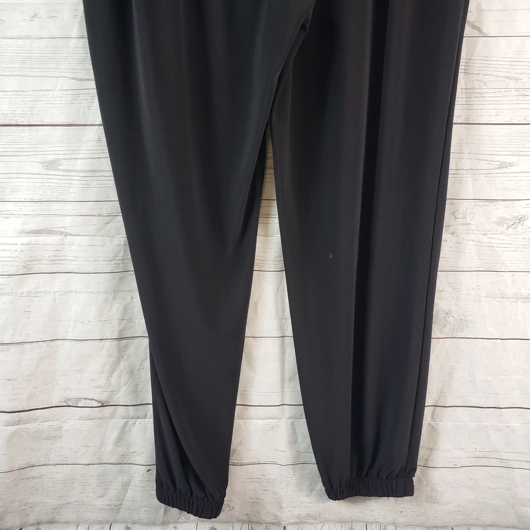 Vintage Chico's Womens Pants Pull On Ankle Sz 4 Black Pockets High Rise Inseam 26.5 Size 27" / US 4 / IT 40 - 5 Thumbnail