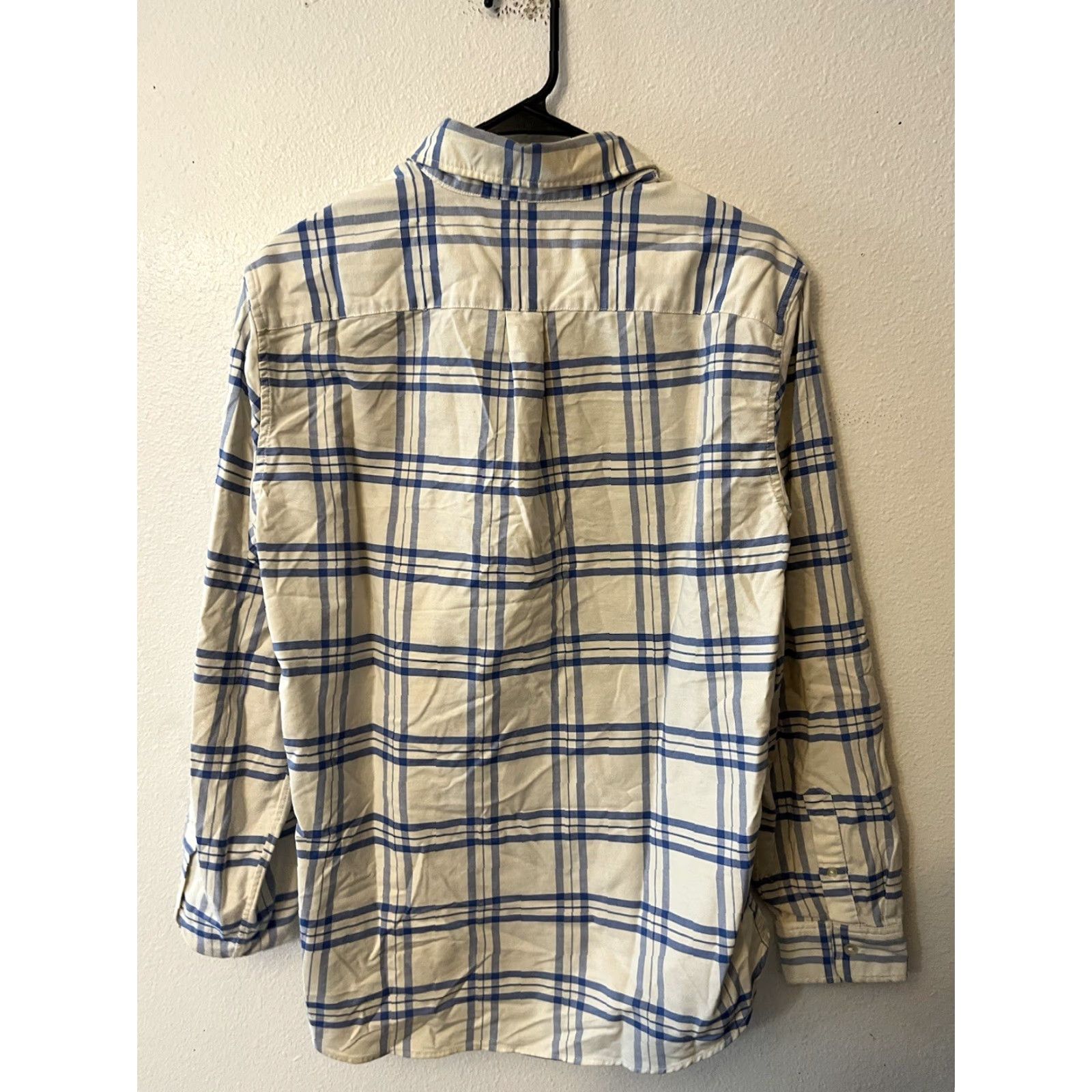 Gap Gap Button-Down Shirt M Plaid Check Stretch Knit Cotton Polyester Multicolor Long Sleeve Collared Button-Up 90s Western Logo Mens Size US M / EU 48-50 / 2 - 3 Thumbnail
