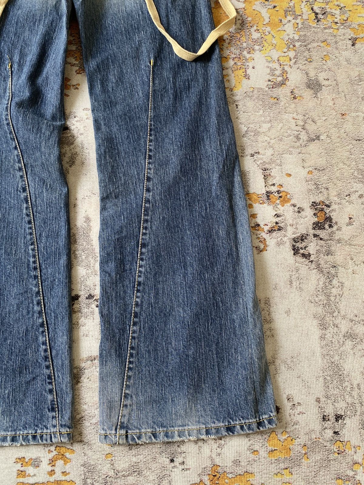 Japanese Brand Edwin 503 Japan Distressed Flare Denim Size US 30 / EU 46 - 10 Thumbnail
