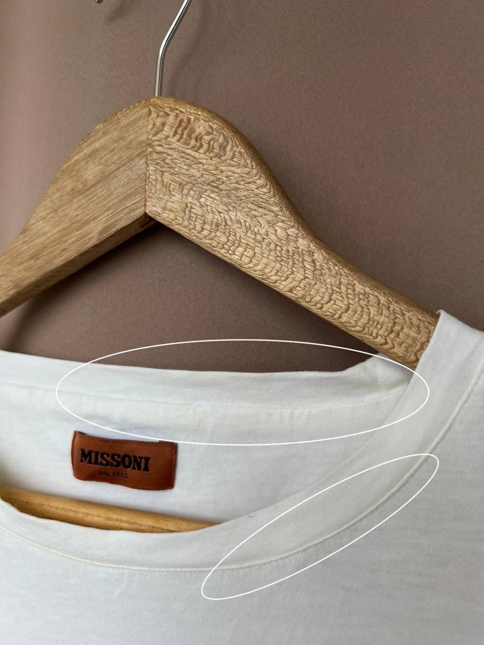 Missoni Missoni Embroidered Logo T-Shirt Mens Size XXL/XL White Size US XXL / EU 58 / 5 - 21 Thumbnail