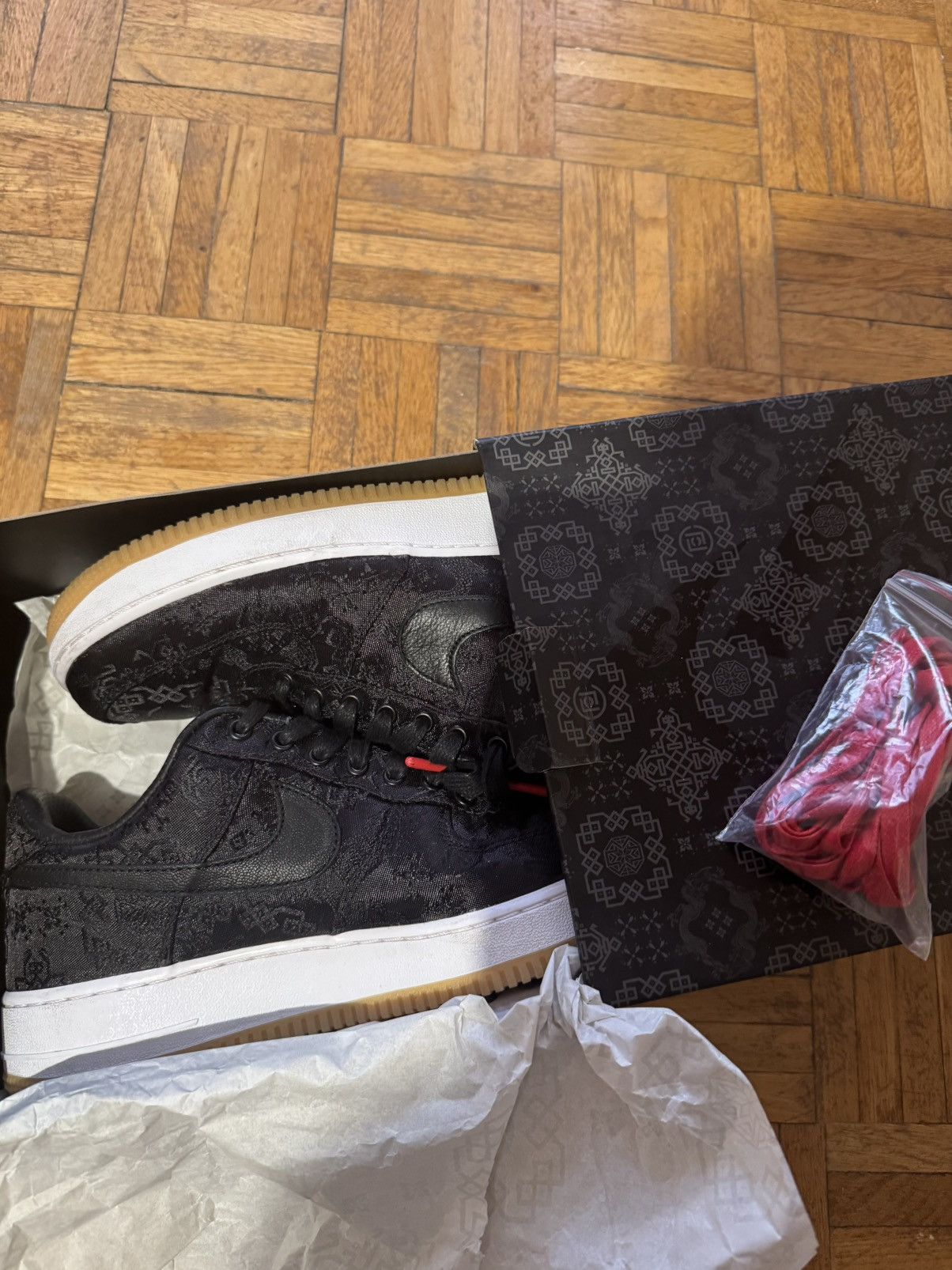 CLOT × Nike Nike Air Force 1 x CLOT Size US 8.5 / EU 41-42 - 1 Thumbnail