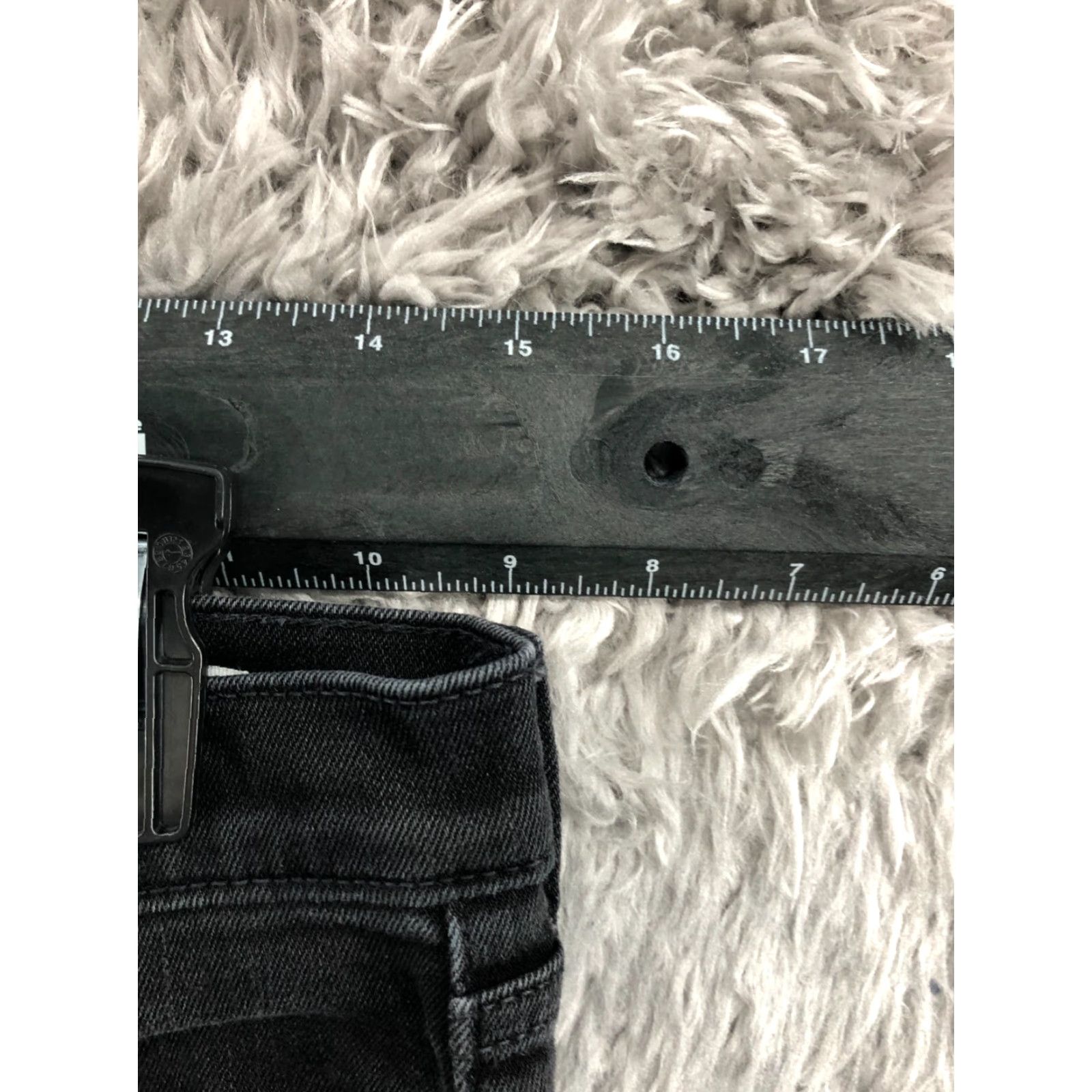 Banana Republic Banana Republic Jeans Skinny 28 Womens Dark Wash Black Denim 5-Pocket Regular Inseam 27in Rise Mid Button Zipper Belt Loops Cotton Stretch Comfort Size 28" / US 6 / IT 42 - 2 Thumbnail