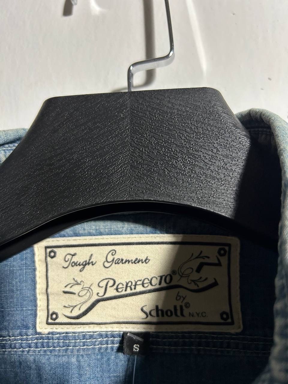 Schott Vintage Schott New York Denim Shirt Size US S / EU 44-46 / 1 - 15 Thumbnail