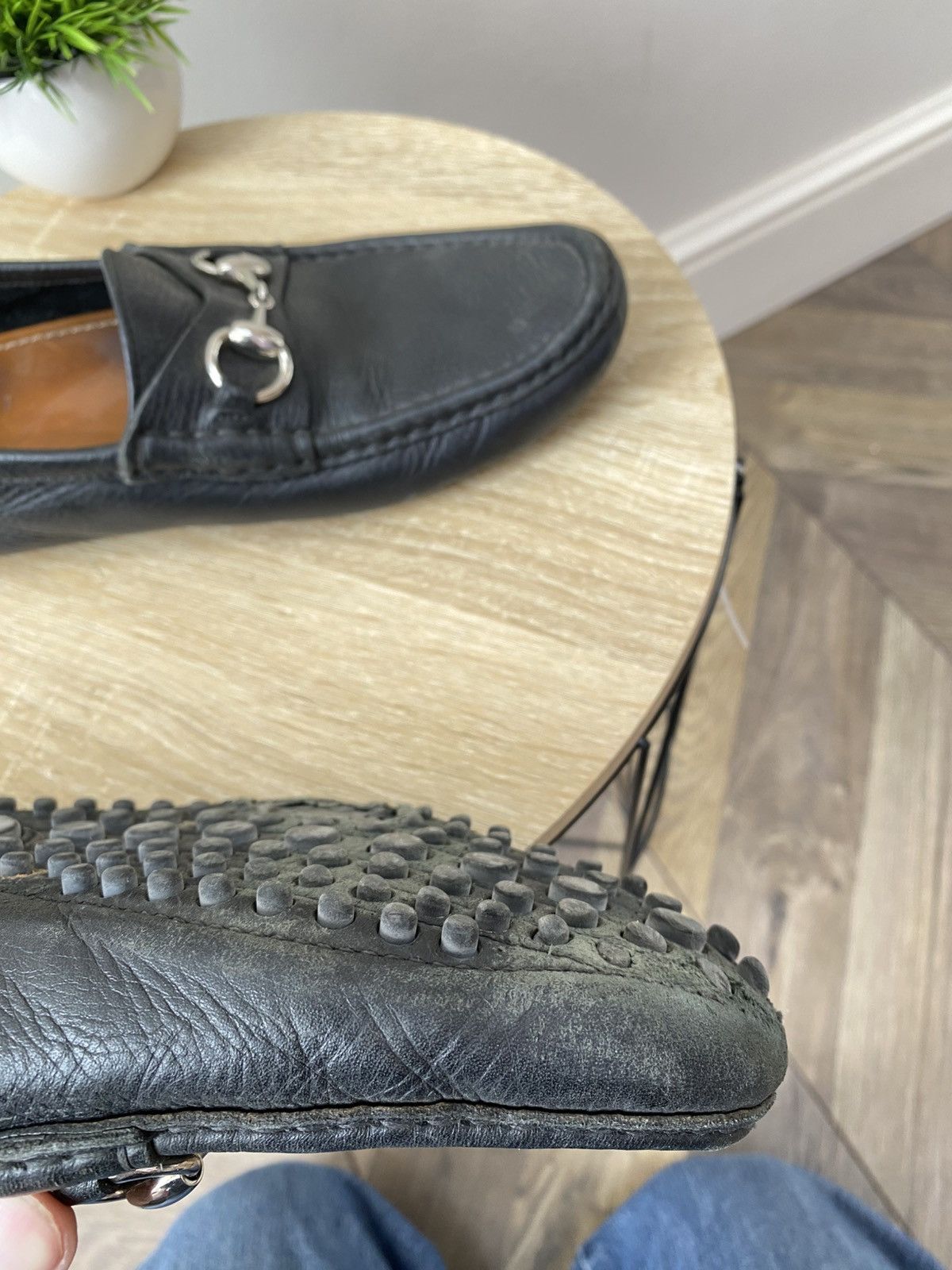 Gucci Vintage Gucci Luxury Leather Loafers Size US 9.5 / EU 42-43 - 9 Thumbnail
