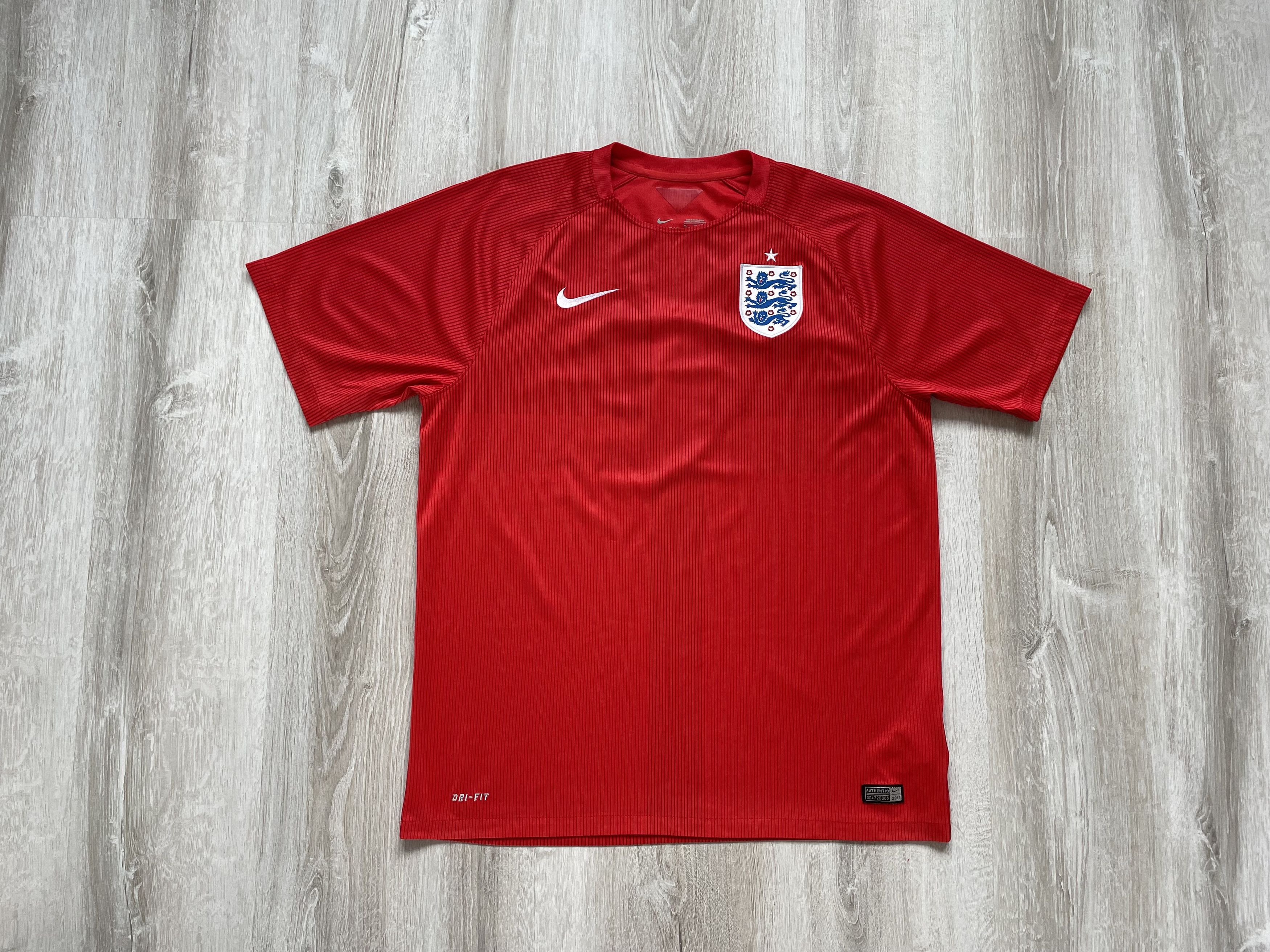 Nike × Other Nike England National Team 2014 World Cup Soccer Jersey Size US XL / EU 56 / 4 - 1 Thumbnail
