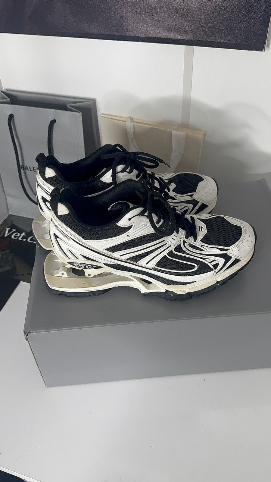 Balenciaga ✅ Balenciaga X-Pander White Black 42 Size US 9 / EU 42 - 4 Thumbnail