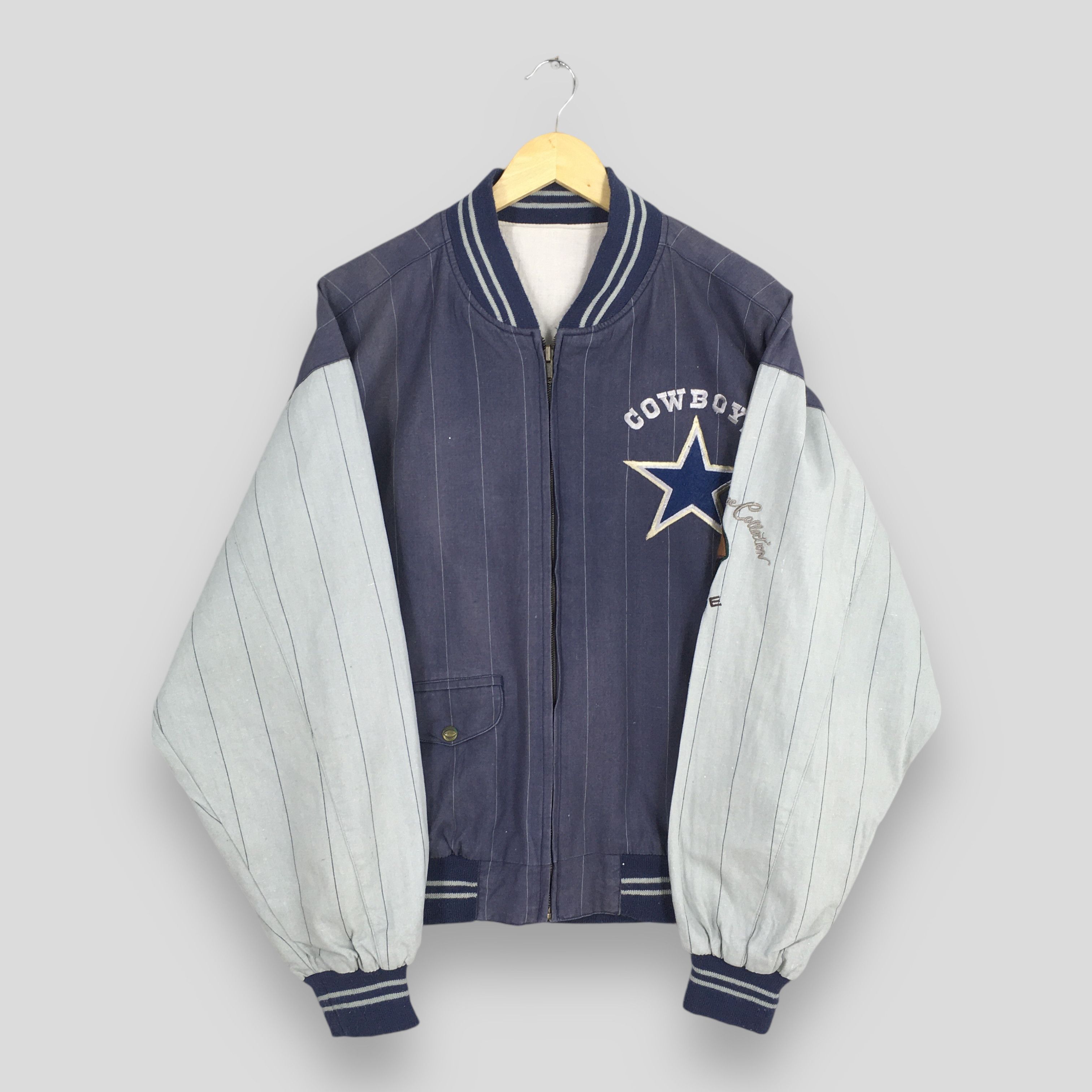 NFL Vintage 90s Dallas Cowboys NFL Varsity Jacket Medium Size US M / EU 48-50 / 2 - 3 Thumbnail